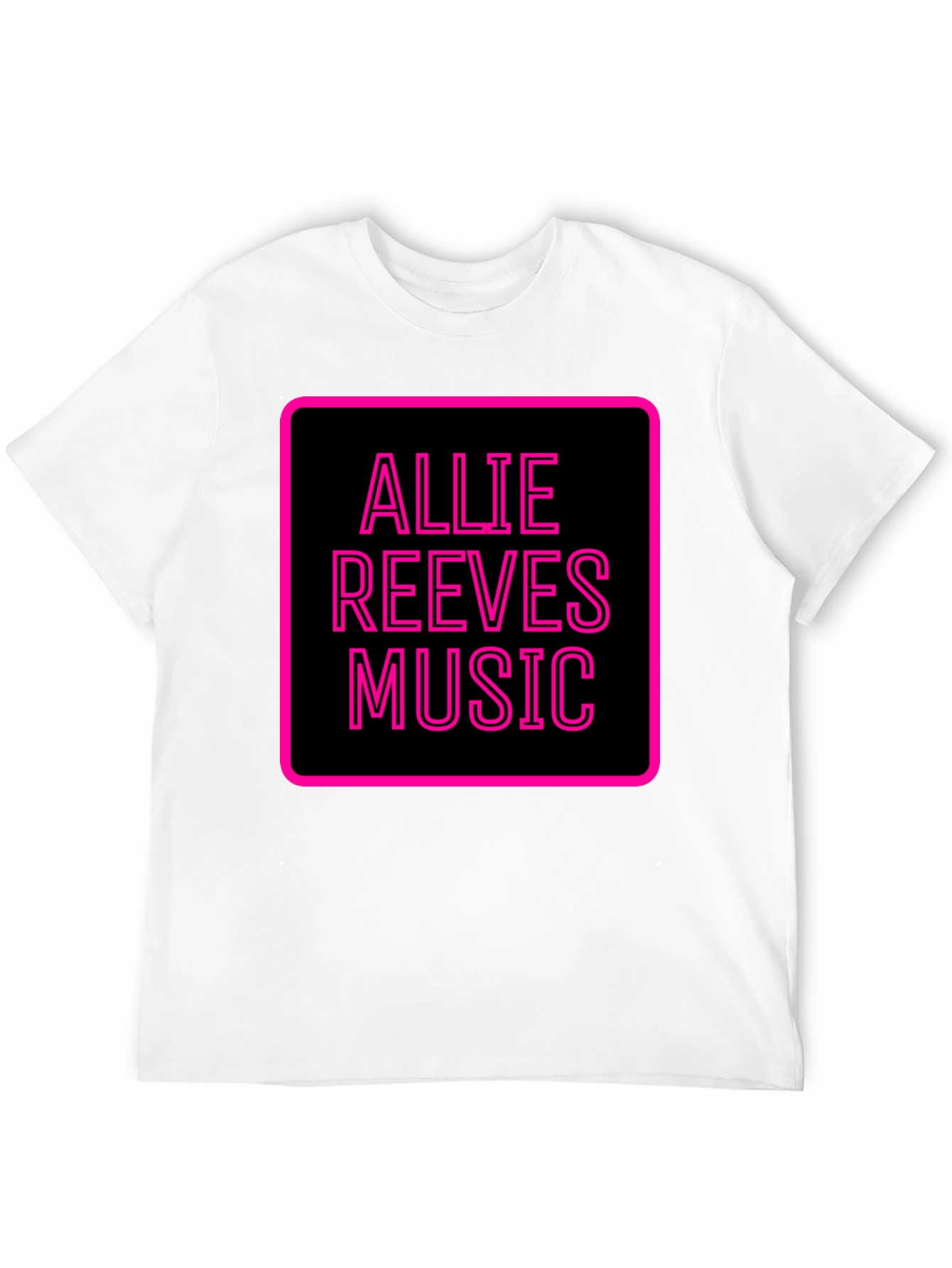 Allie Reeves Music Black T-Shirt