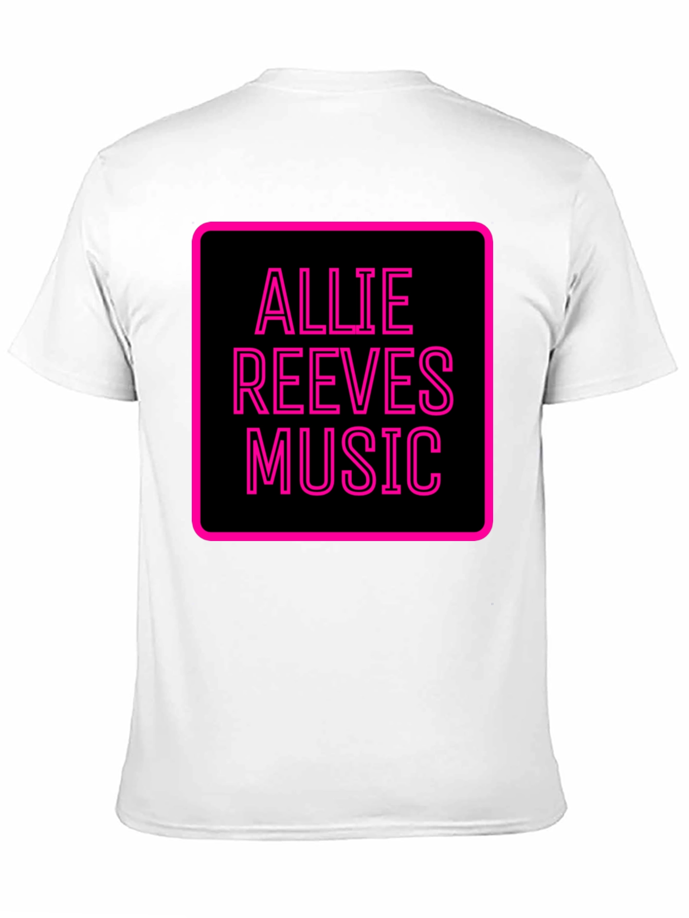 Allie Reeves Music Black T-Shirt