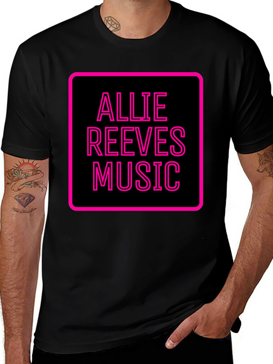 Allie Reeves Music Black T-Shirt