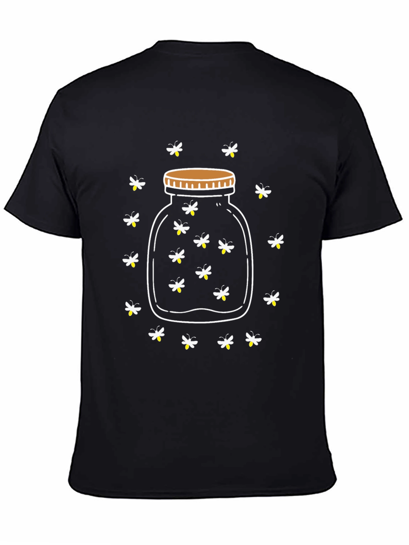 Firefly Jar Graphic Tee - Black Cotton Blend
