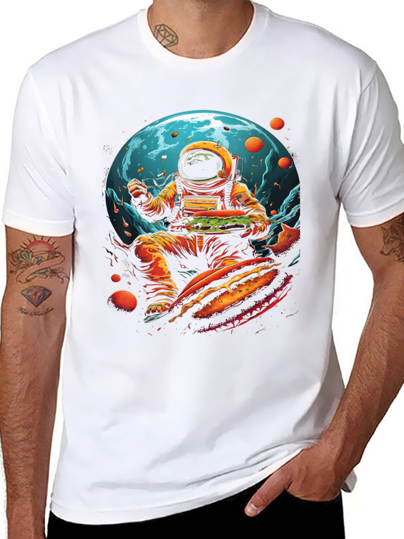 Astronaut Sandwich Graphic Tee