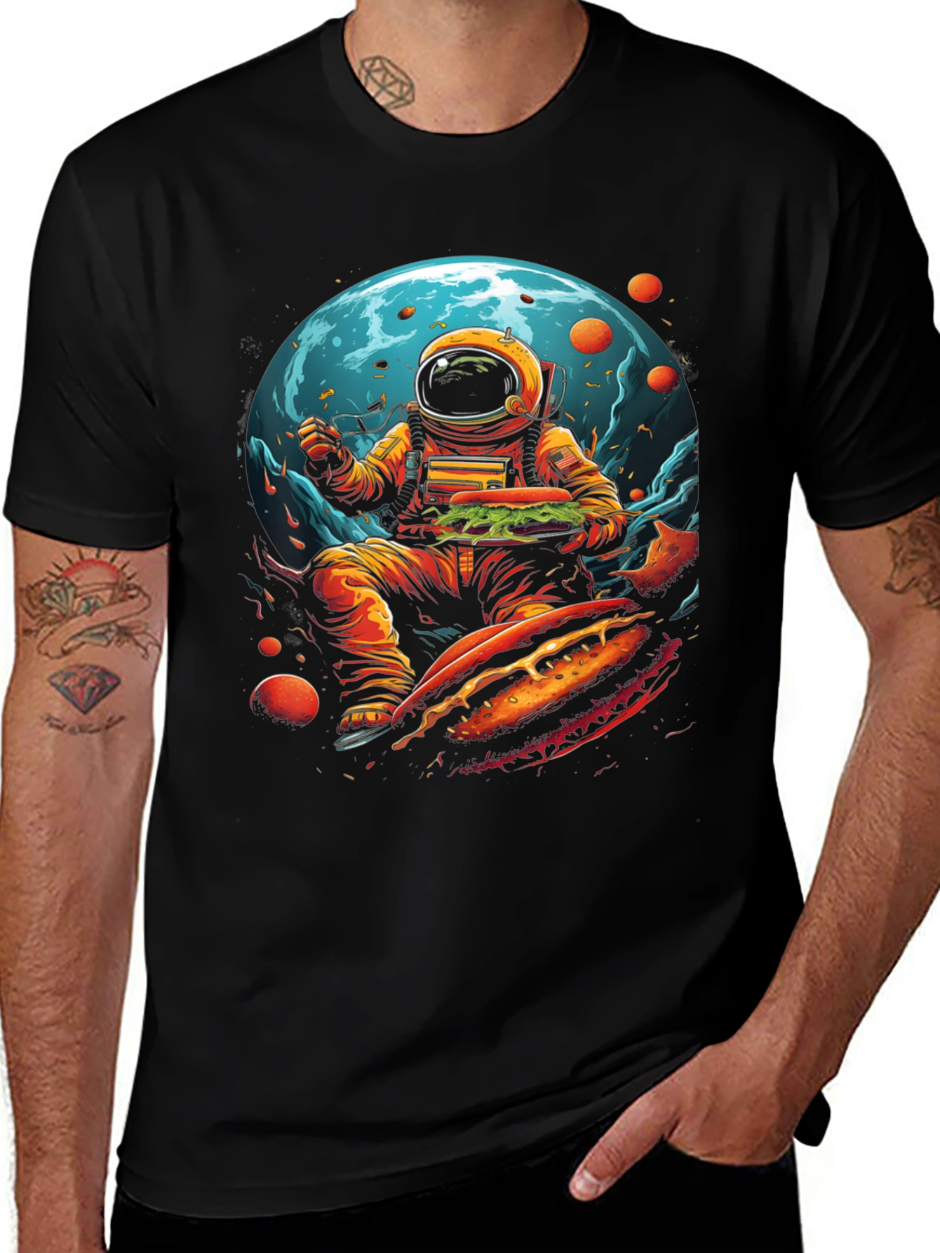 Astronaut Sandwich Graphic Tee