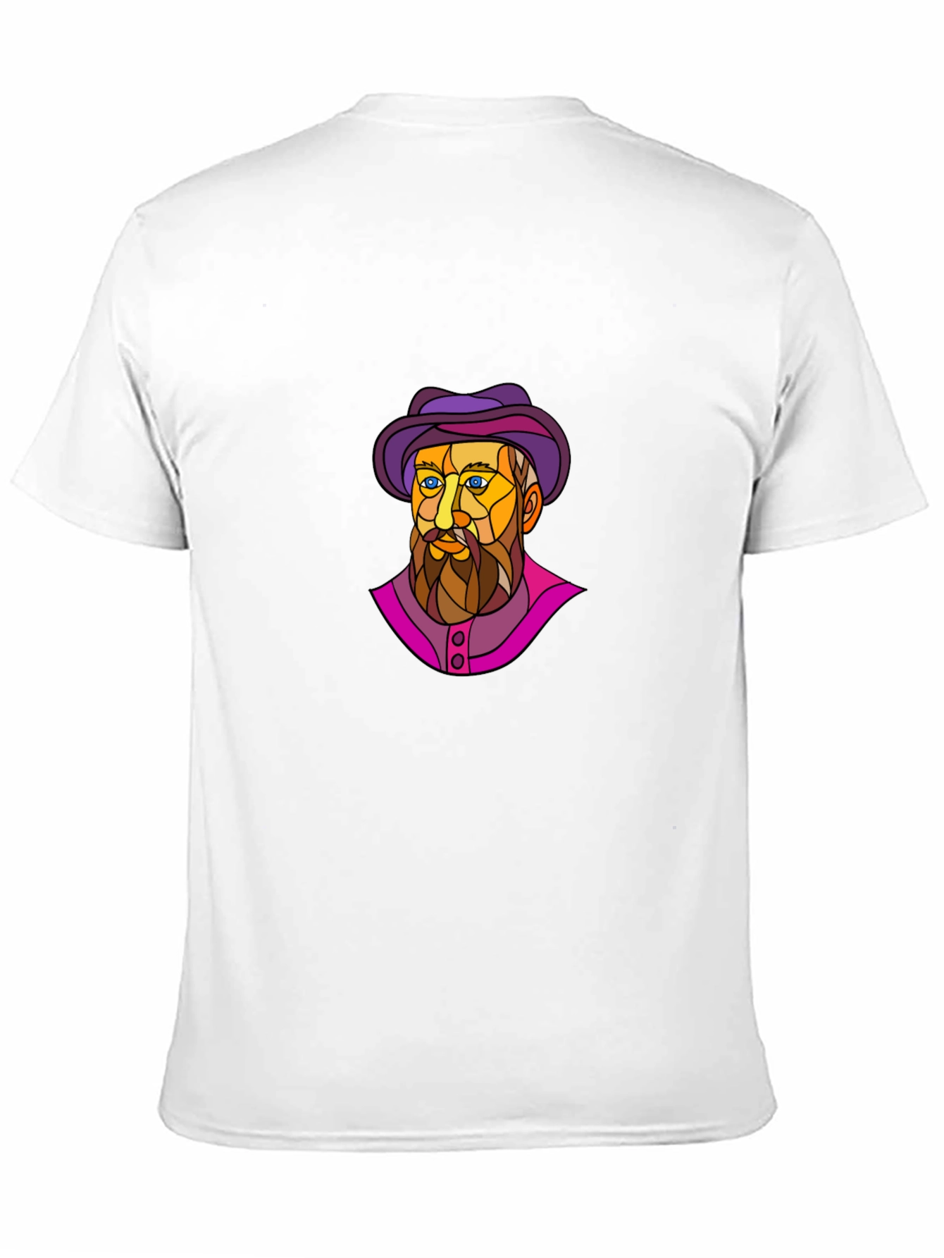 Artistic Man Portrait Graphic T-Shirt