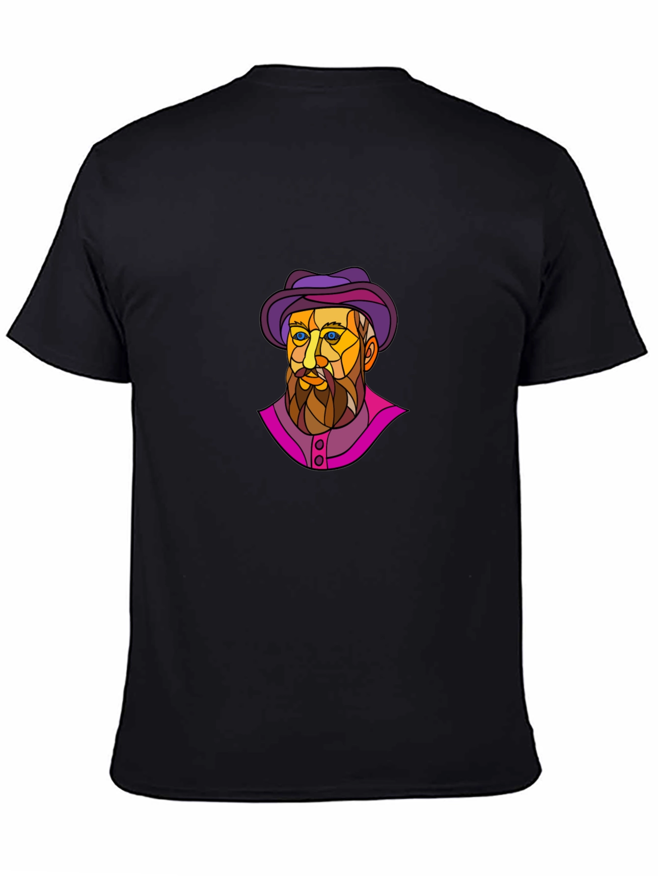 Artistic Man Portrait Graphic T-Shirt