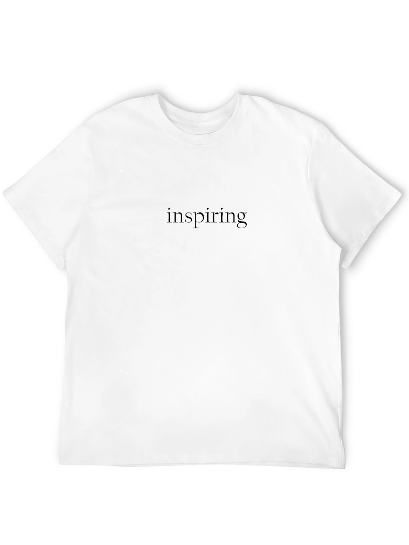Inspiring Black Crew Neck T-Shirt