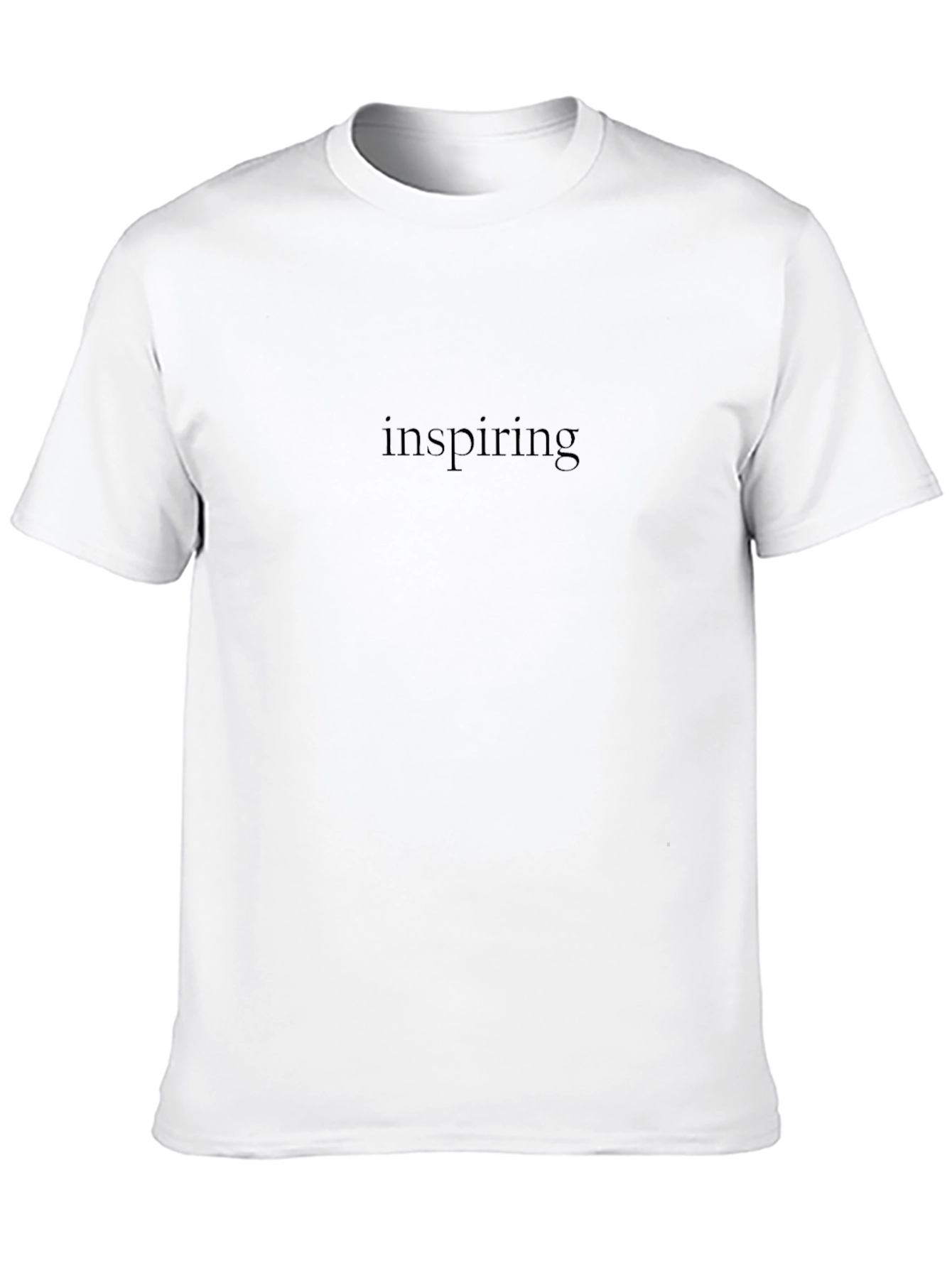 Inspiring Black Crew Neck T-Shirt