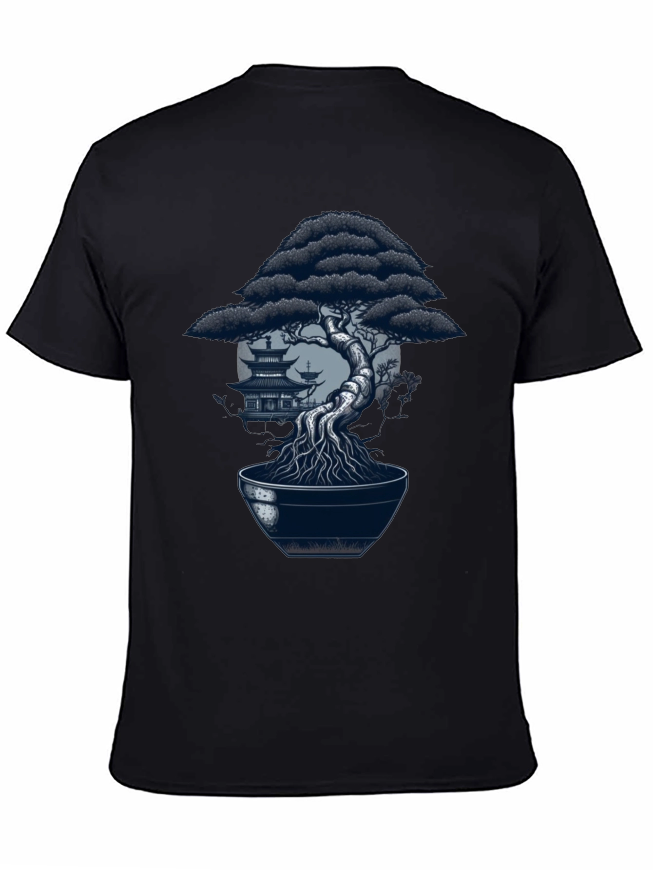 Bonsai Tree Graphic Tee - Zen Style Shirt