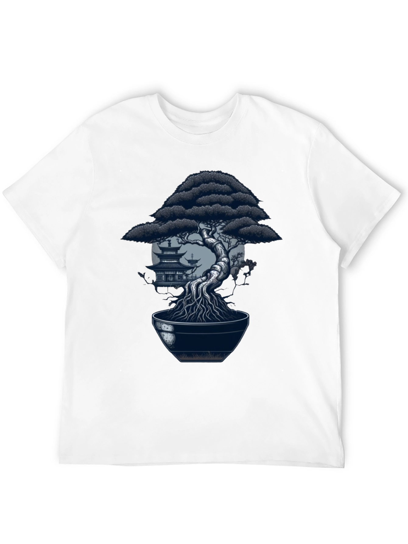 Bonsai Tree Graphic Tee - Zen Style Shirt