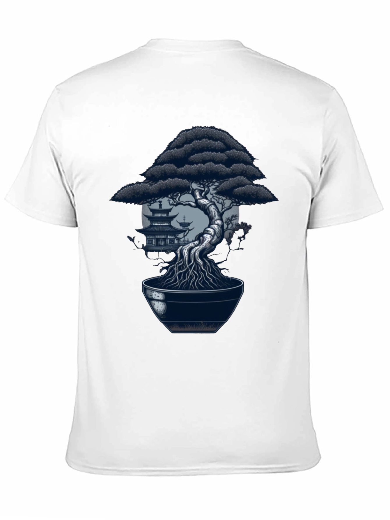 Bonsai Tree Graphic Tee - Zen Style Shirt