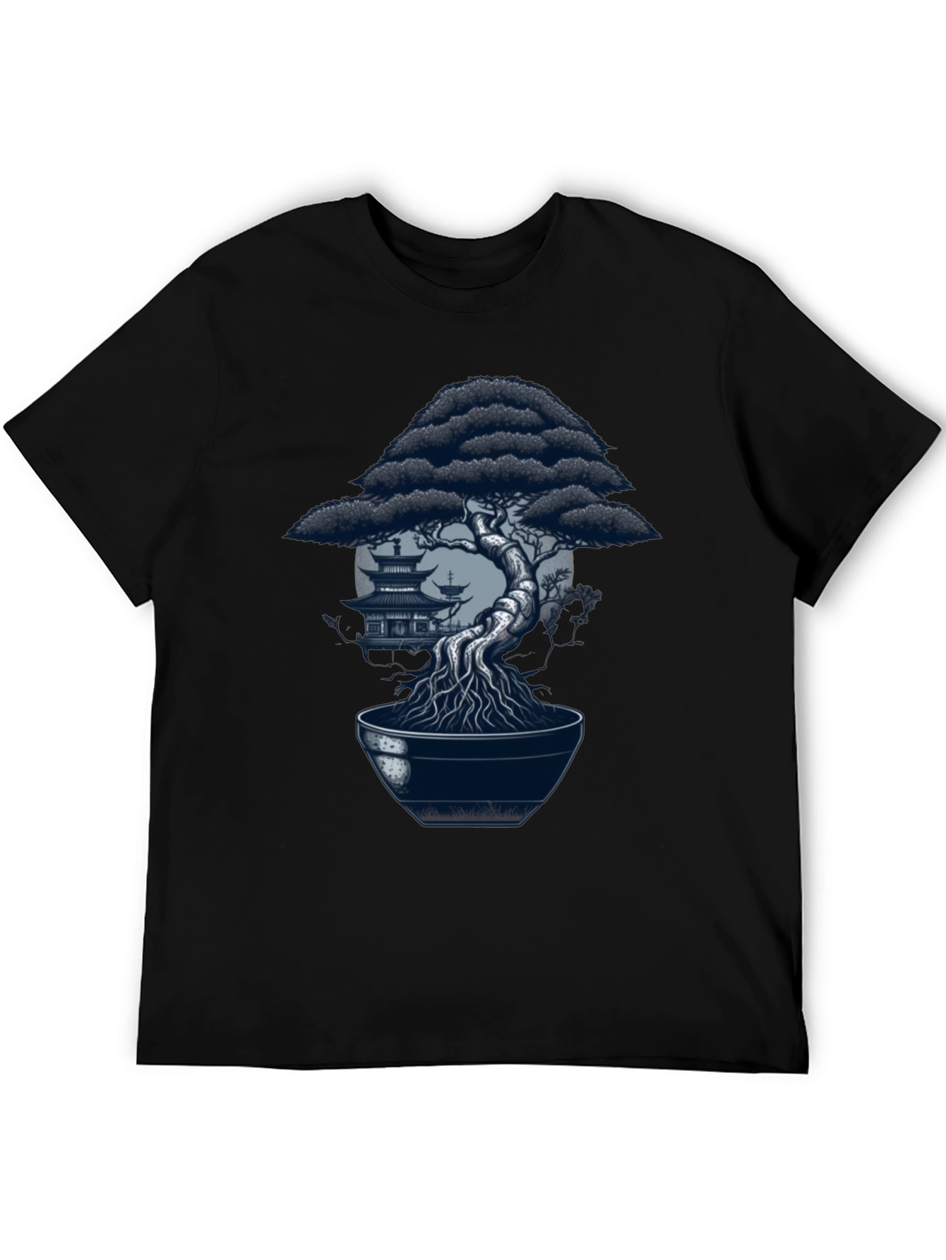Bonsai Tree Graphic Tee - Zen Style Shirt