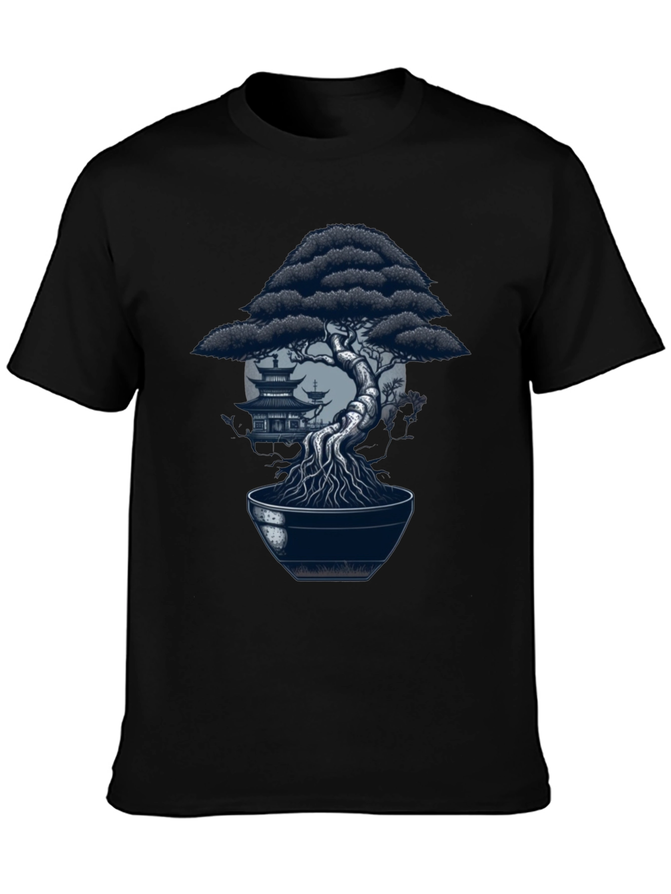Bonsai Tree Graphic Tee - Zen Style Shirt