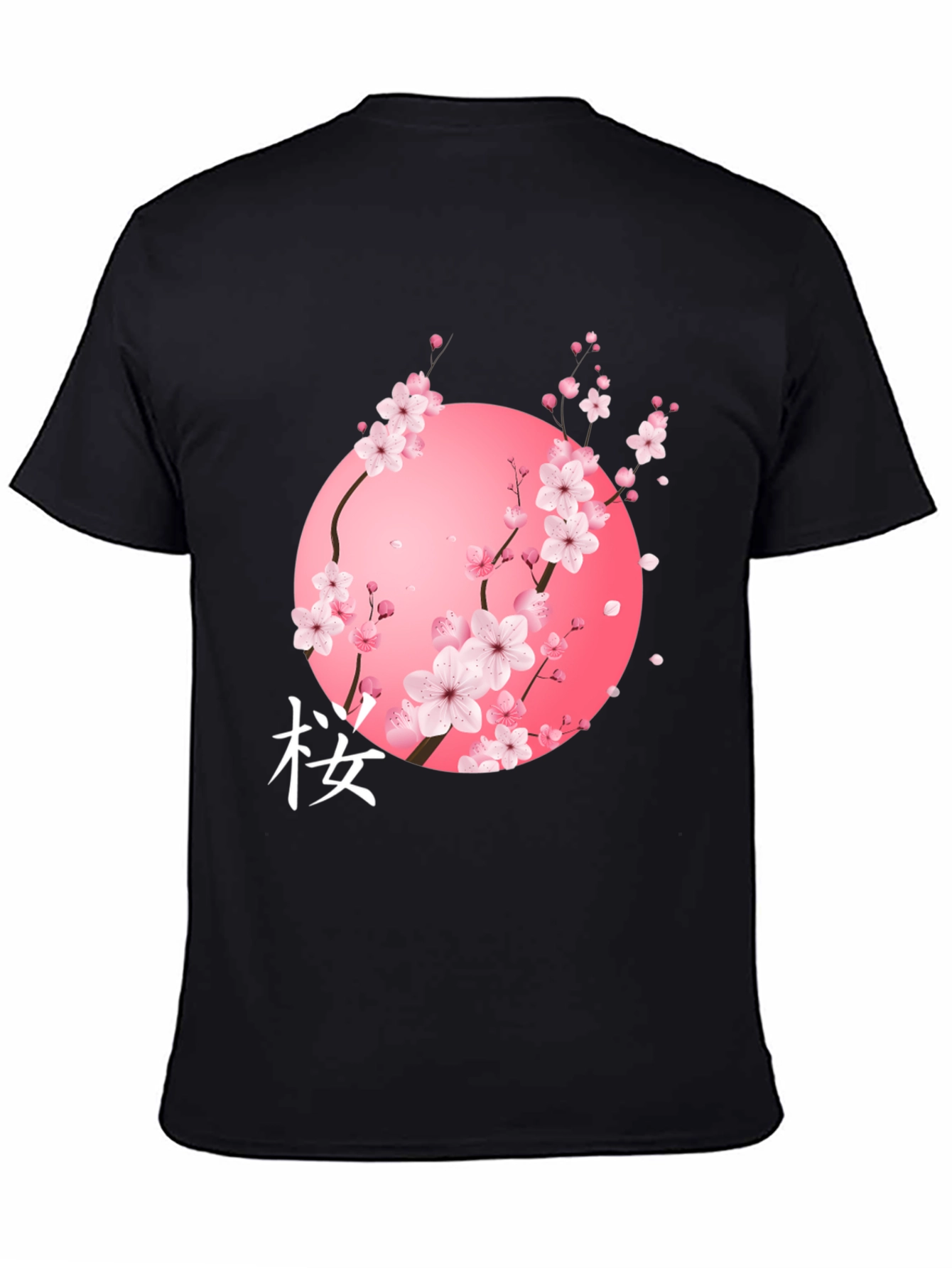 Cherry Blossom Black T-Shirt