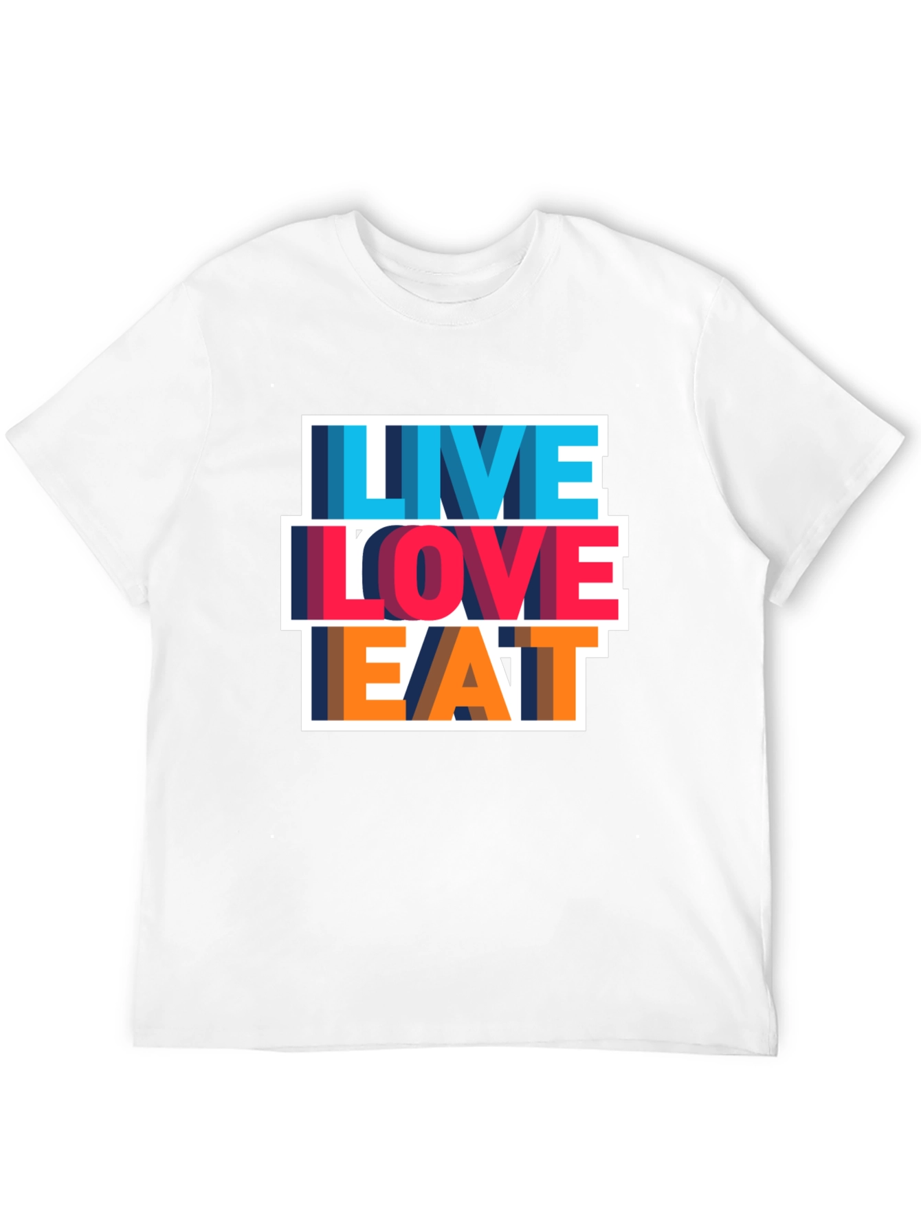 Live Love Eat Graphic Tee