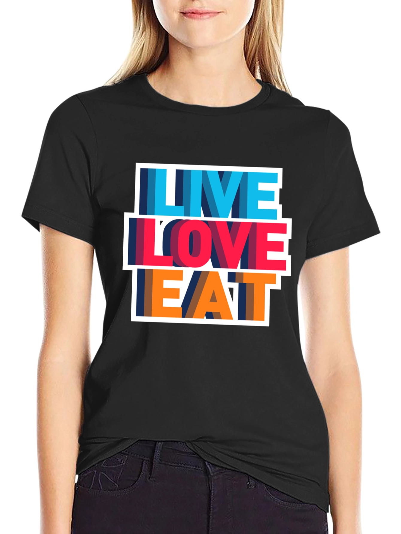 Live Love Eat Graphic Tee