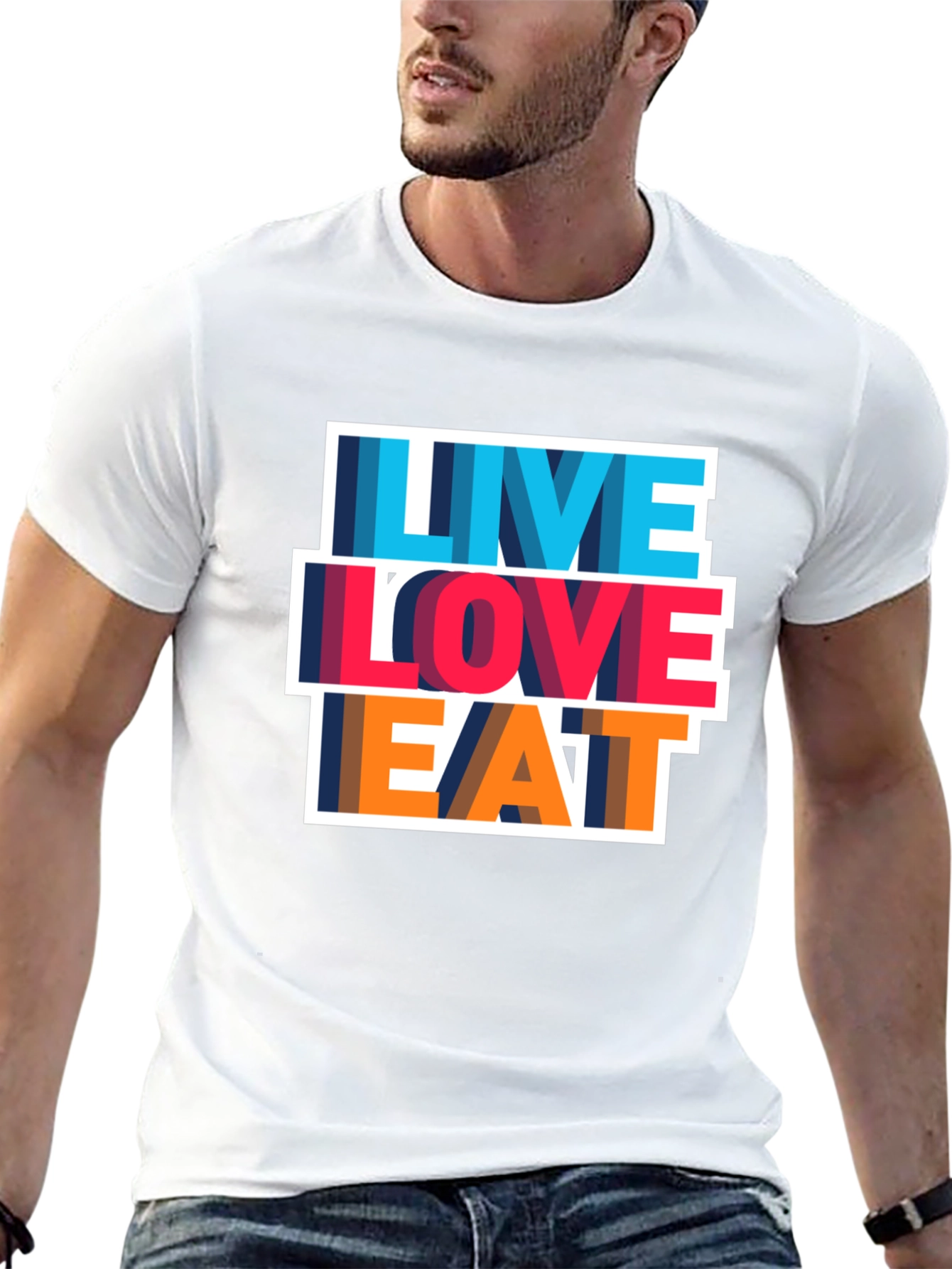 Live Love Eat Graphic Tee
