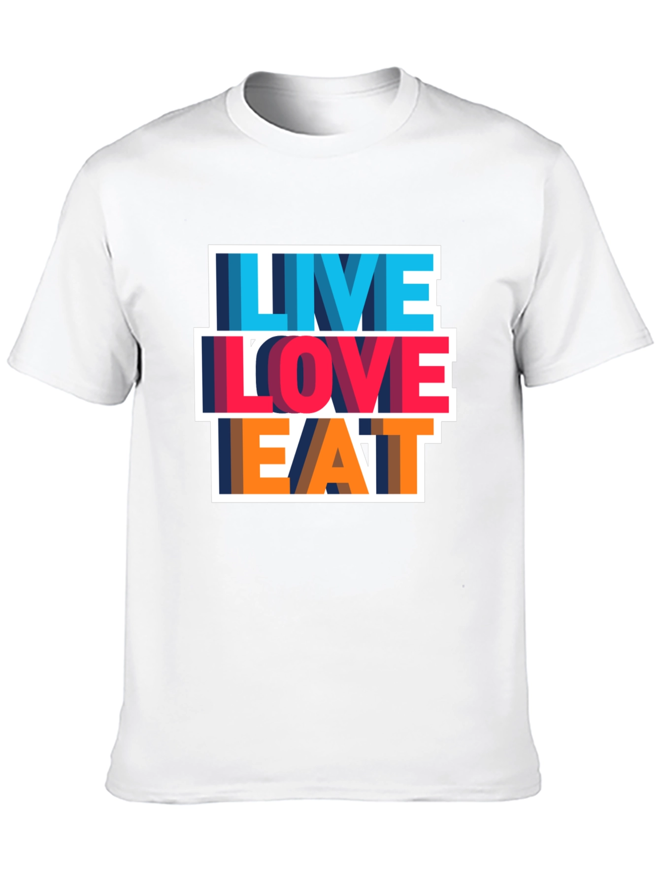 Live Love Eat Graphic Tee