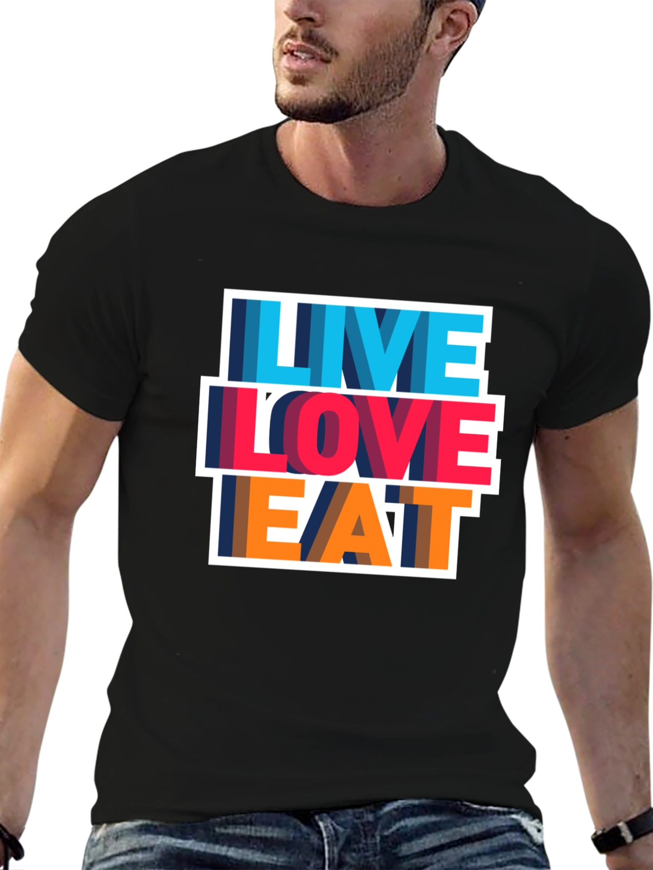 Live Love Eat Graphic Tee