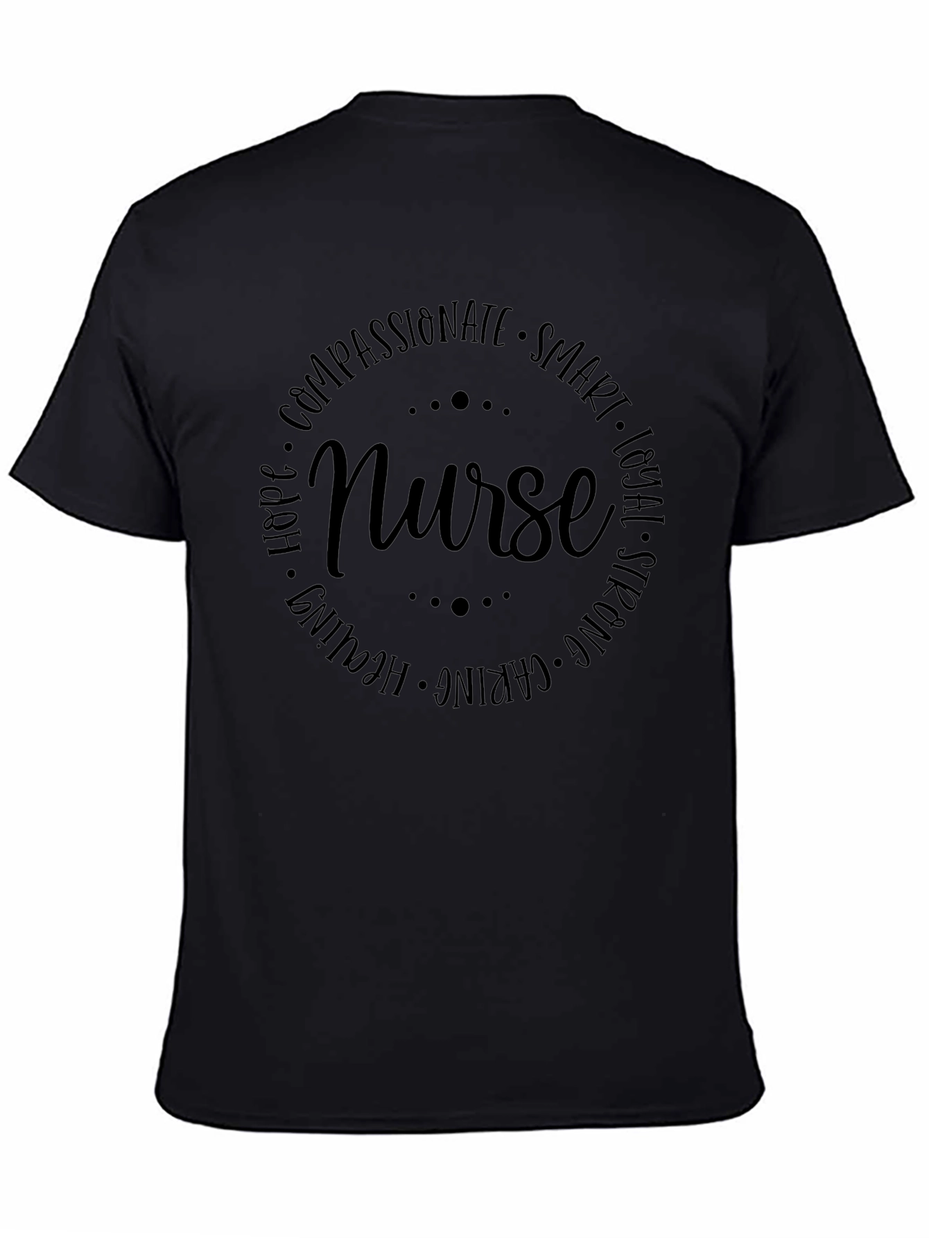 Nurse Compassionate T-Shirt - Black