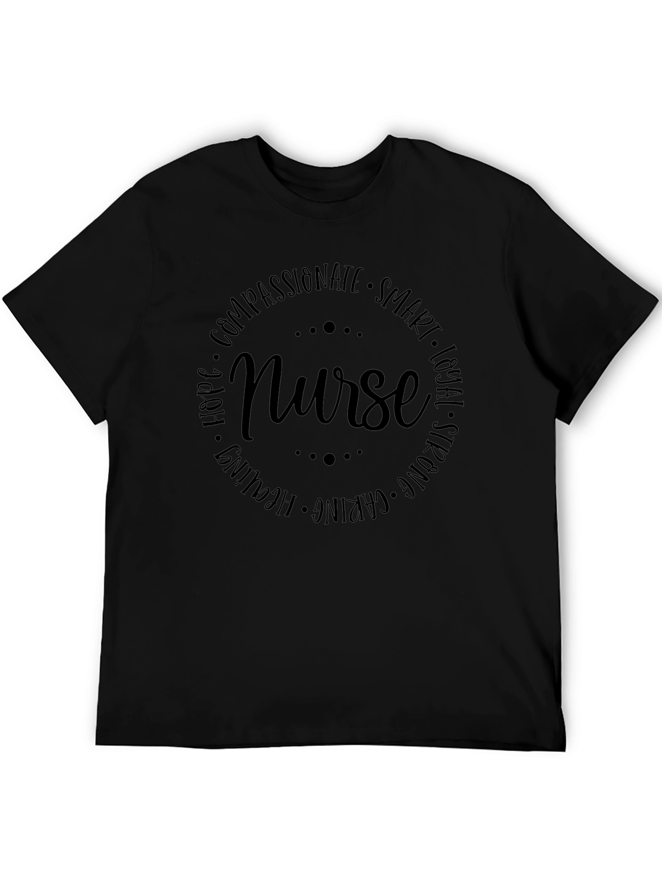 Nurse Compassionate T-Shirt - Black