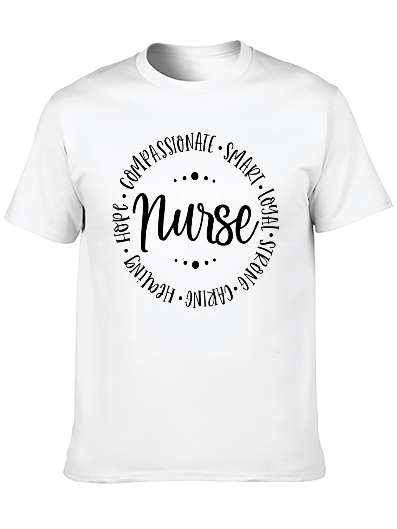 Nurse Compassionate T-Shirt - Black