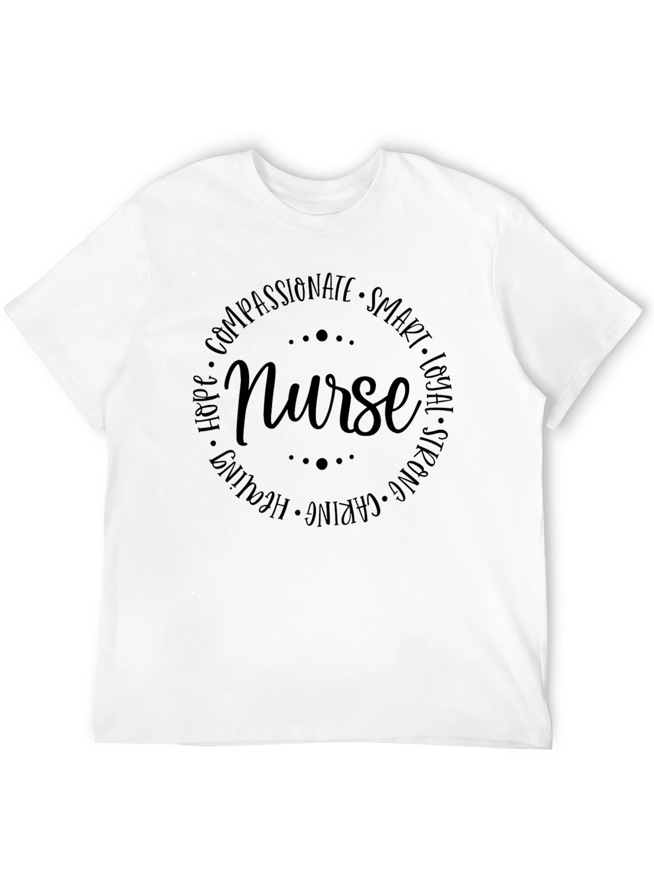 Nurse Compassionate T-Shirt - Black