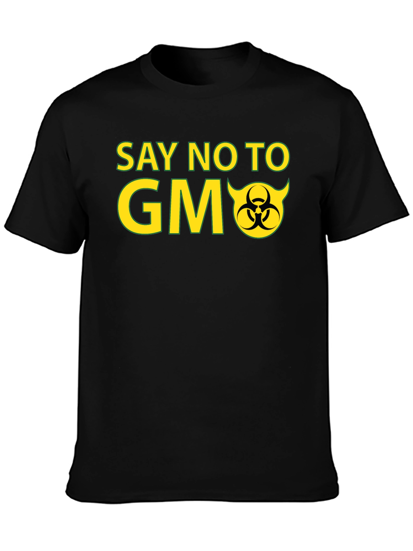 Say No to GMO Black T-Shirt