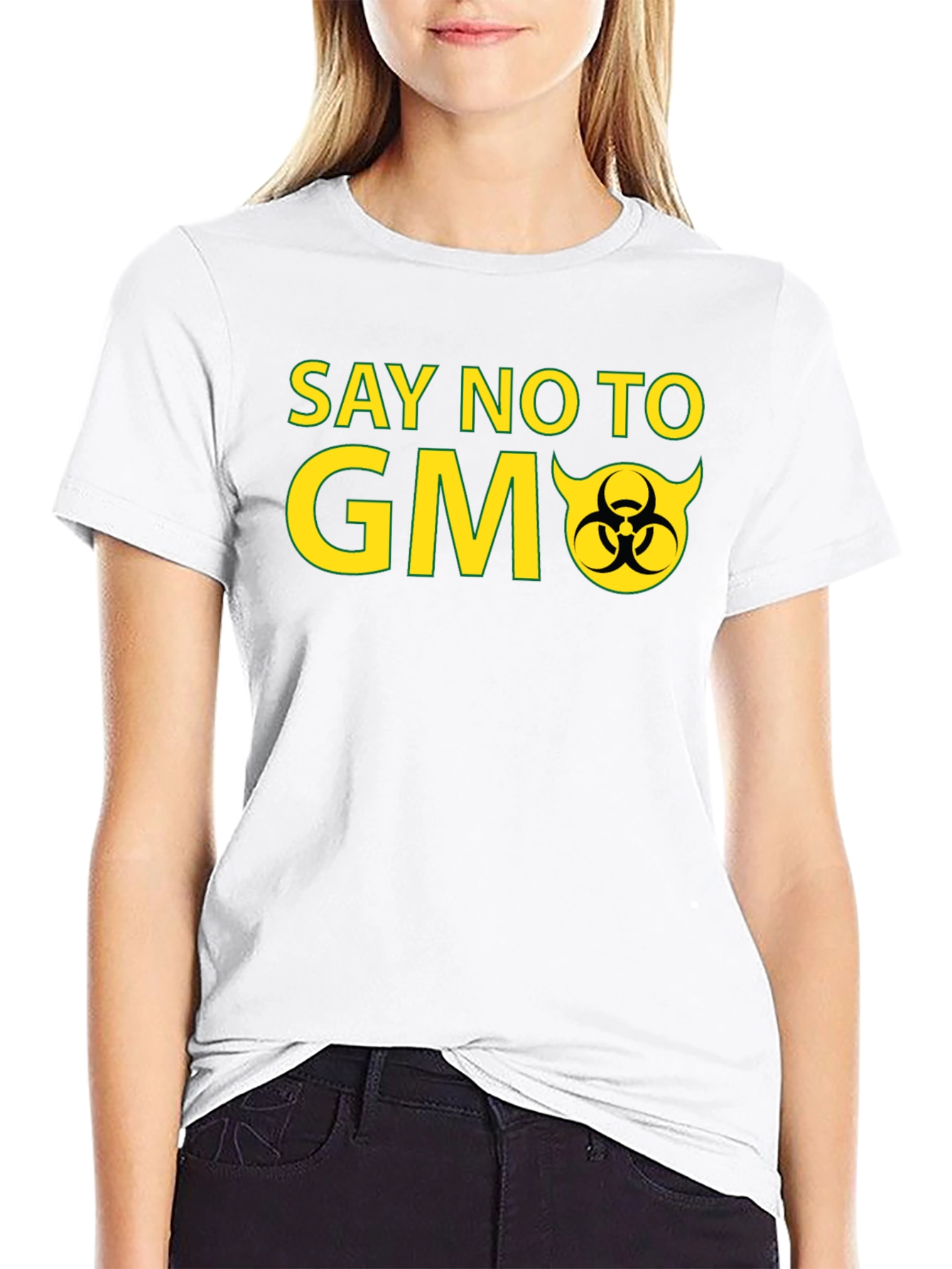 Say No to GMO Black T-Shirt