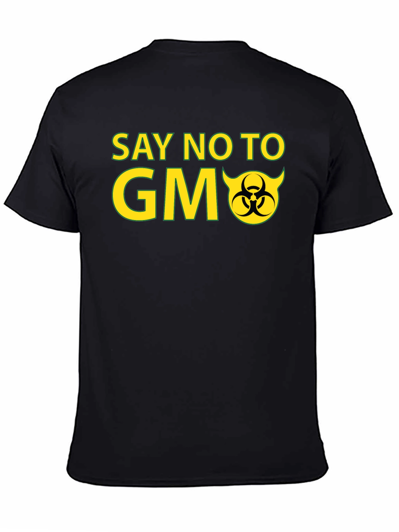 Say No to GMO Black T-Shirt