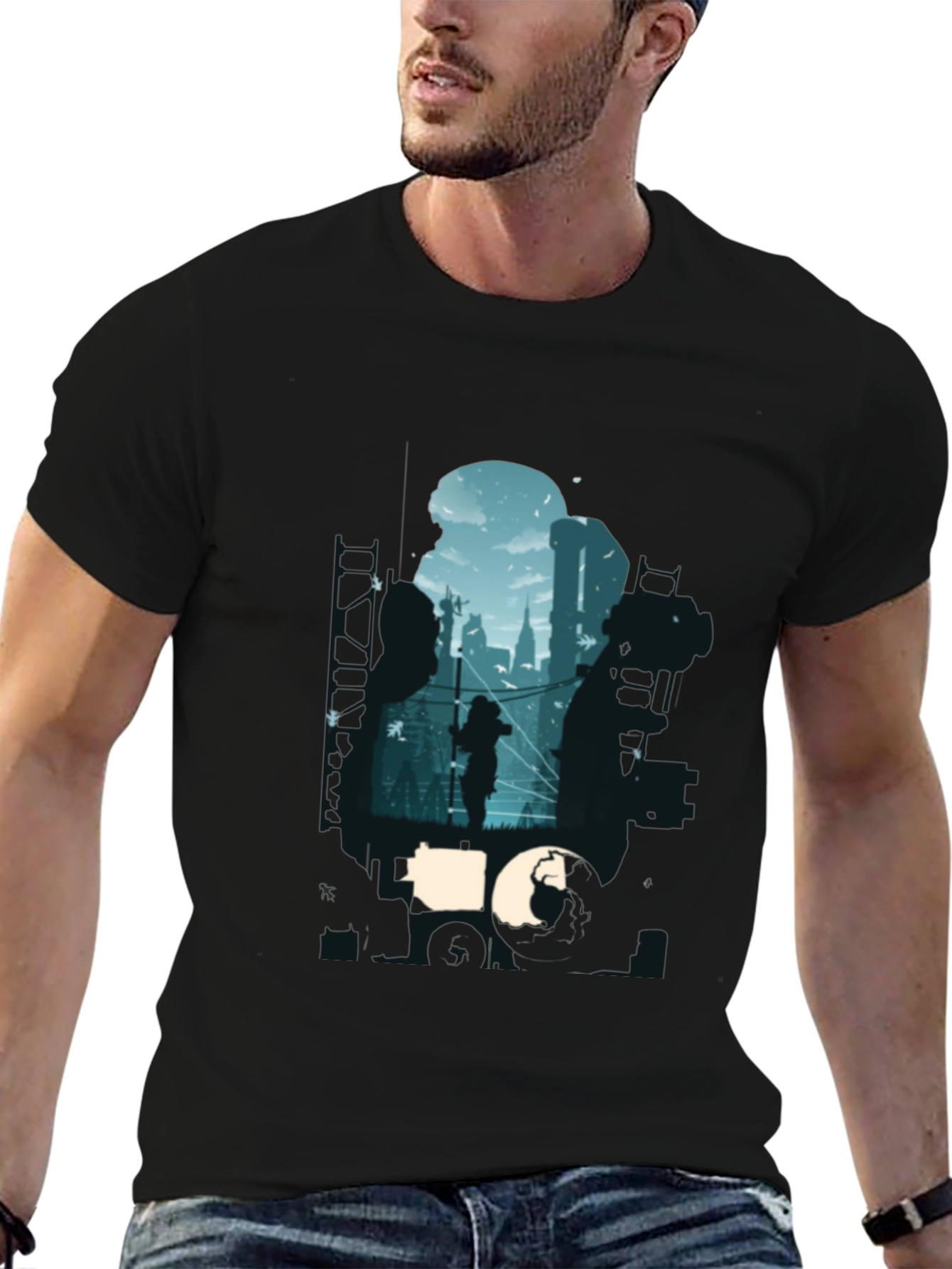 Bioshock Inspired Graphic T-Shirt - Black