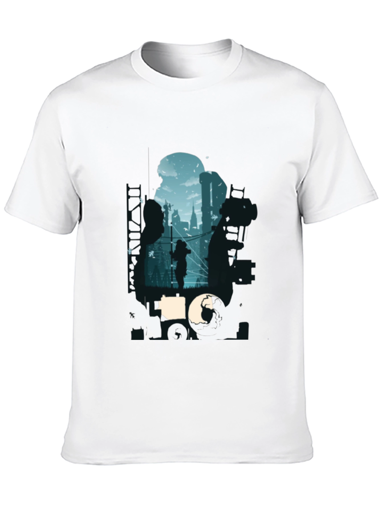 Bioshock Inspired Graphic T-Shirt - Black