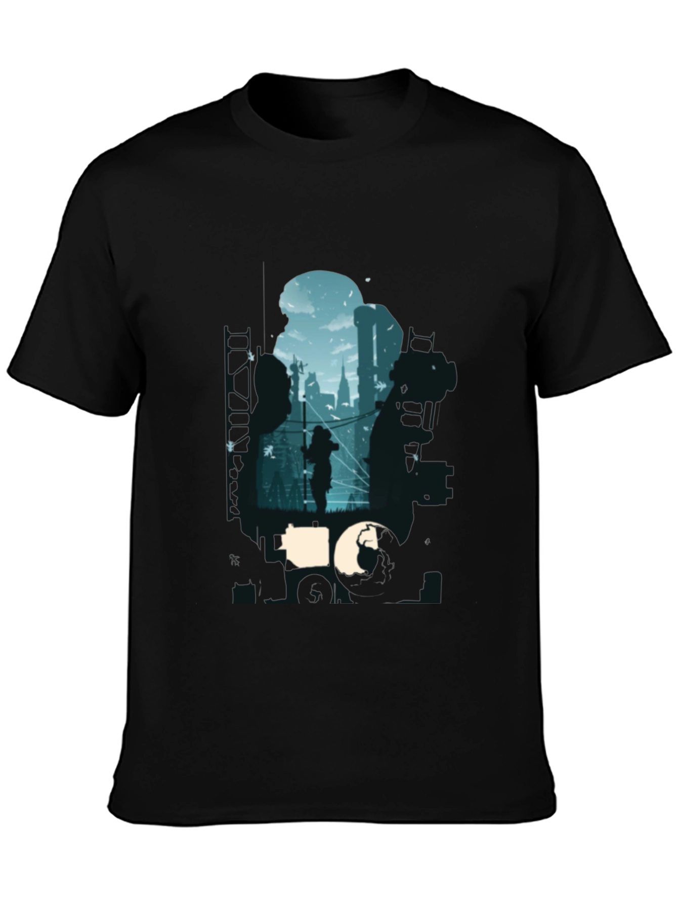 Bioshock Inspired Graphic T-Shirt - Black