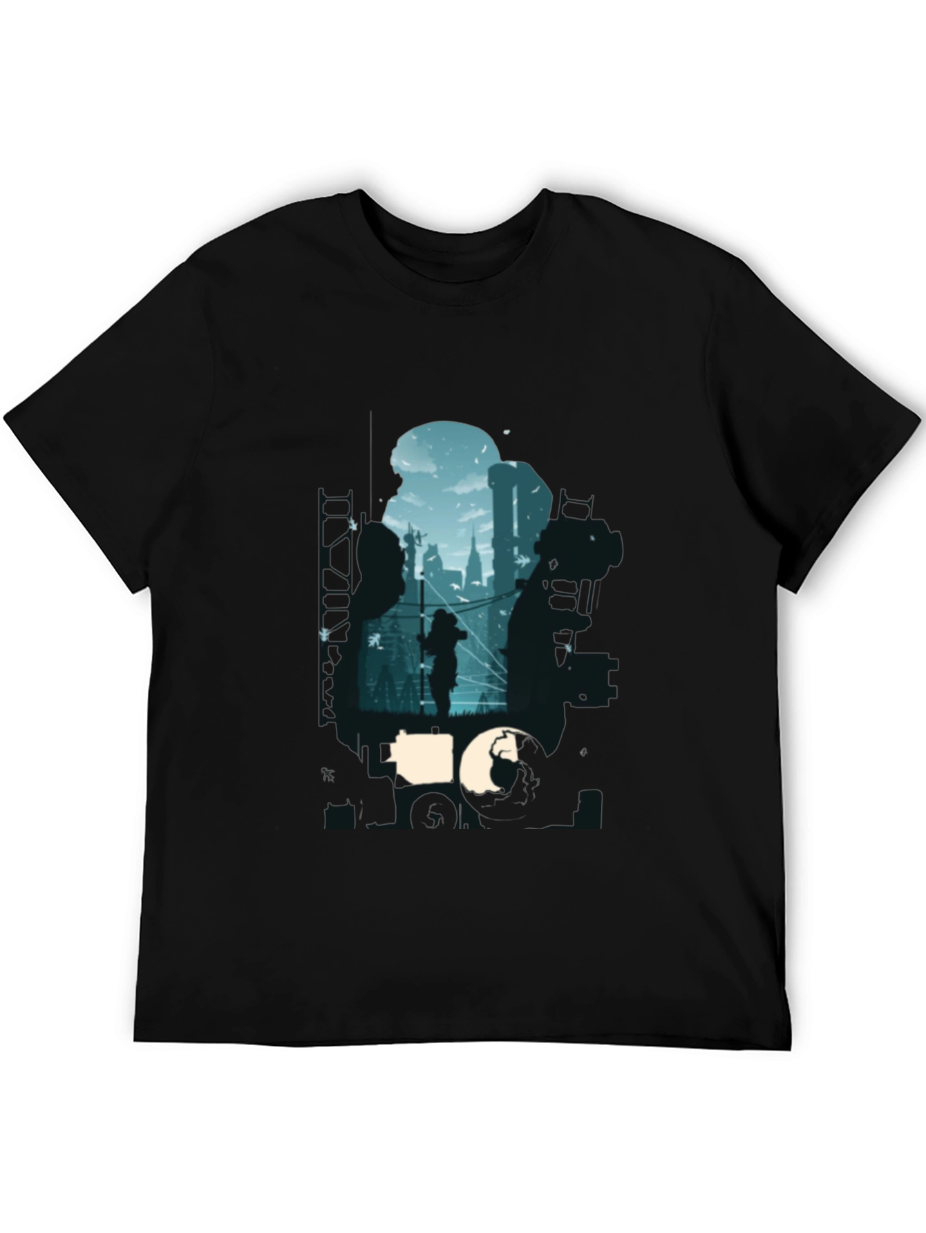 Bioshock Inspired Graphic T-Shirt - Black