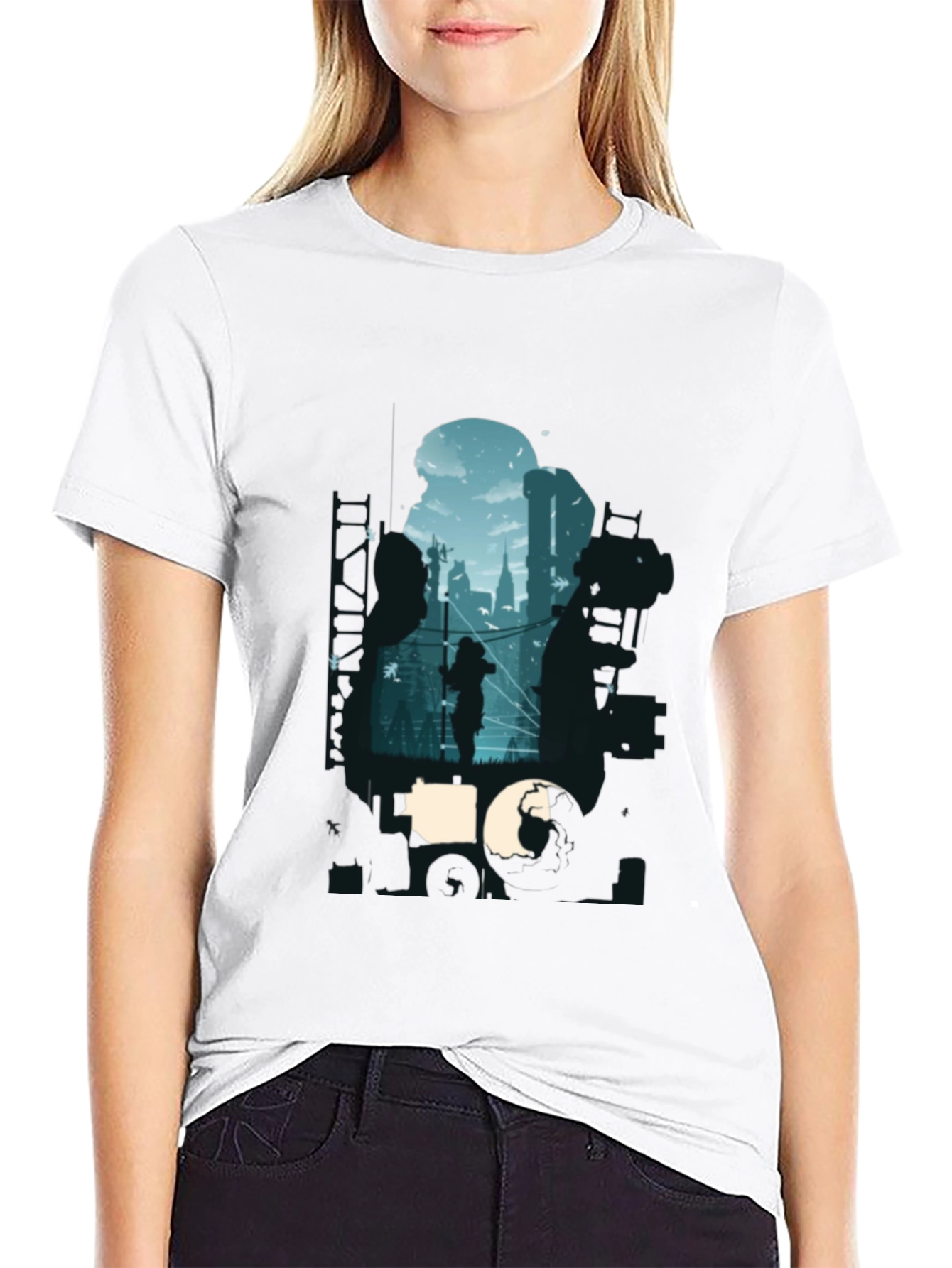 Bioshock Inspired Graphic T-Shirt - Black