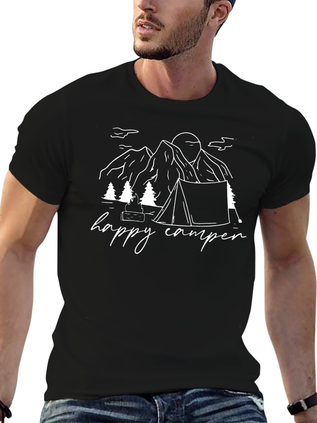 Happy Camper Graphic Tee - Adventure Ready!