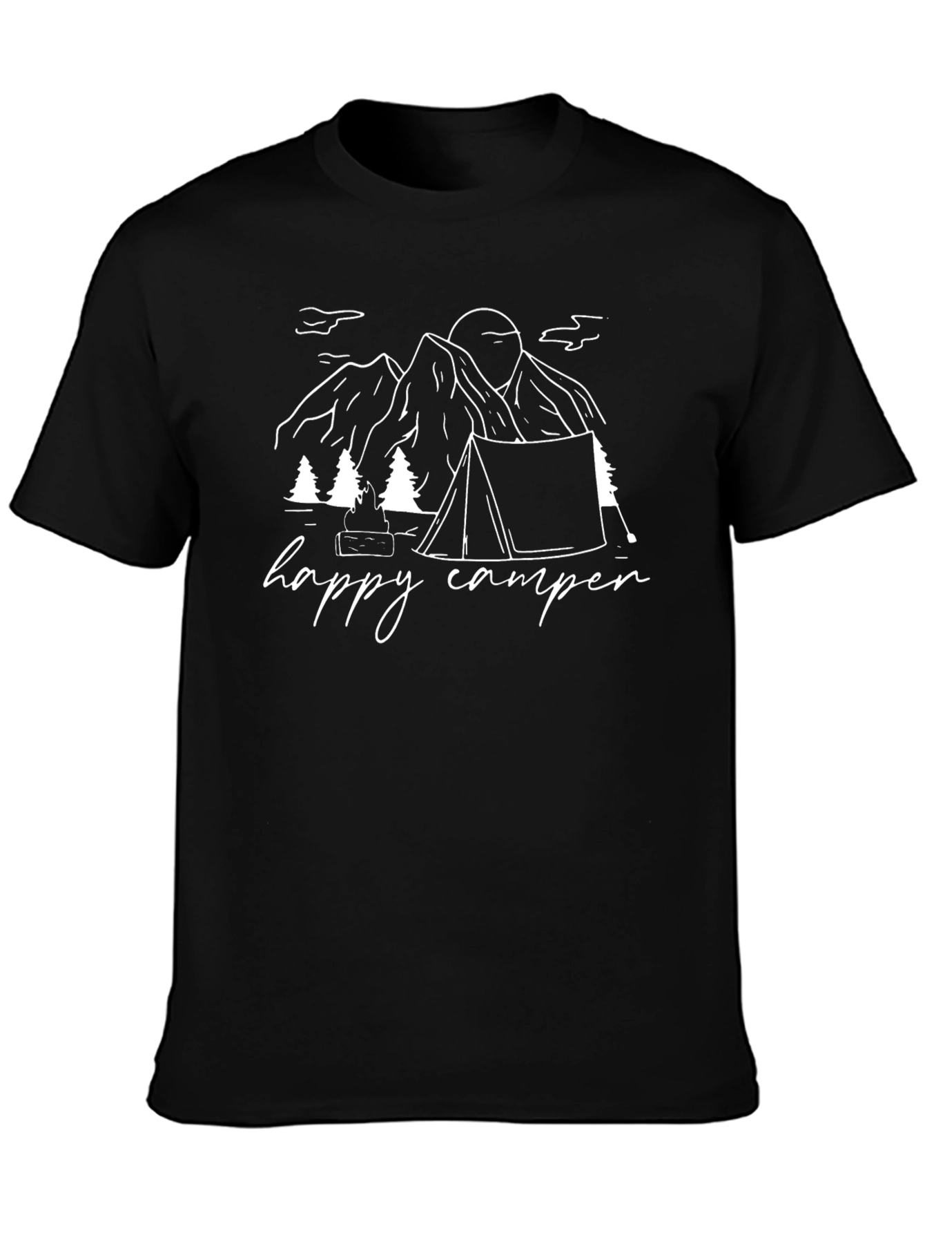 Happy Camper Graphic Tee - Adventure Ready!