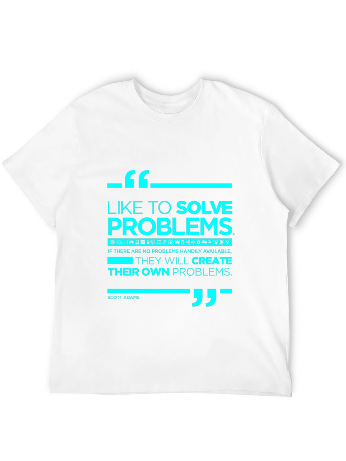 Solve Problems Graphic Tee - Black