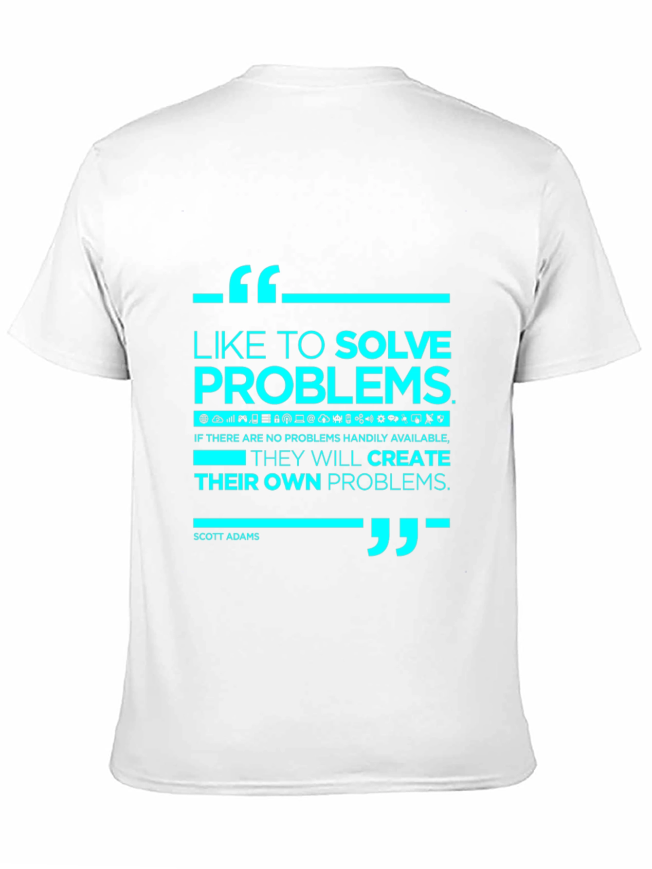 Solve Problems Graphic Tee - Black