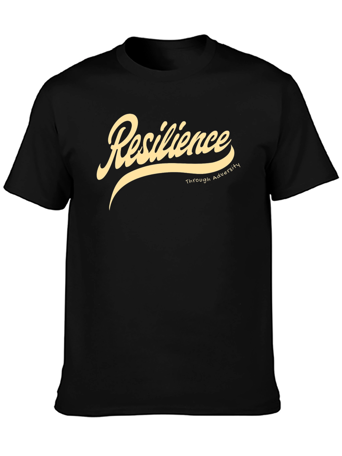 Resilience Graphic T-Shirt - Black Casual Tee
