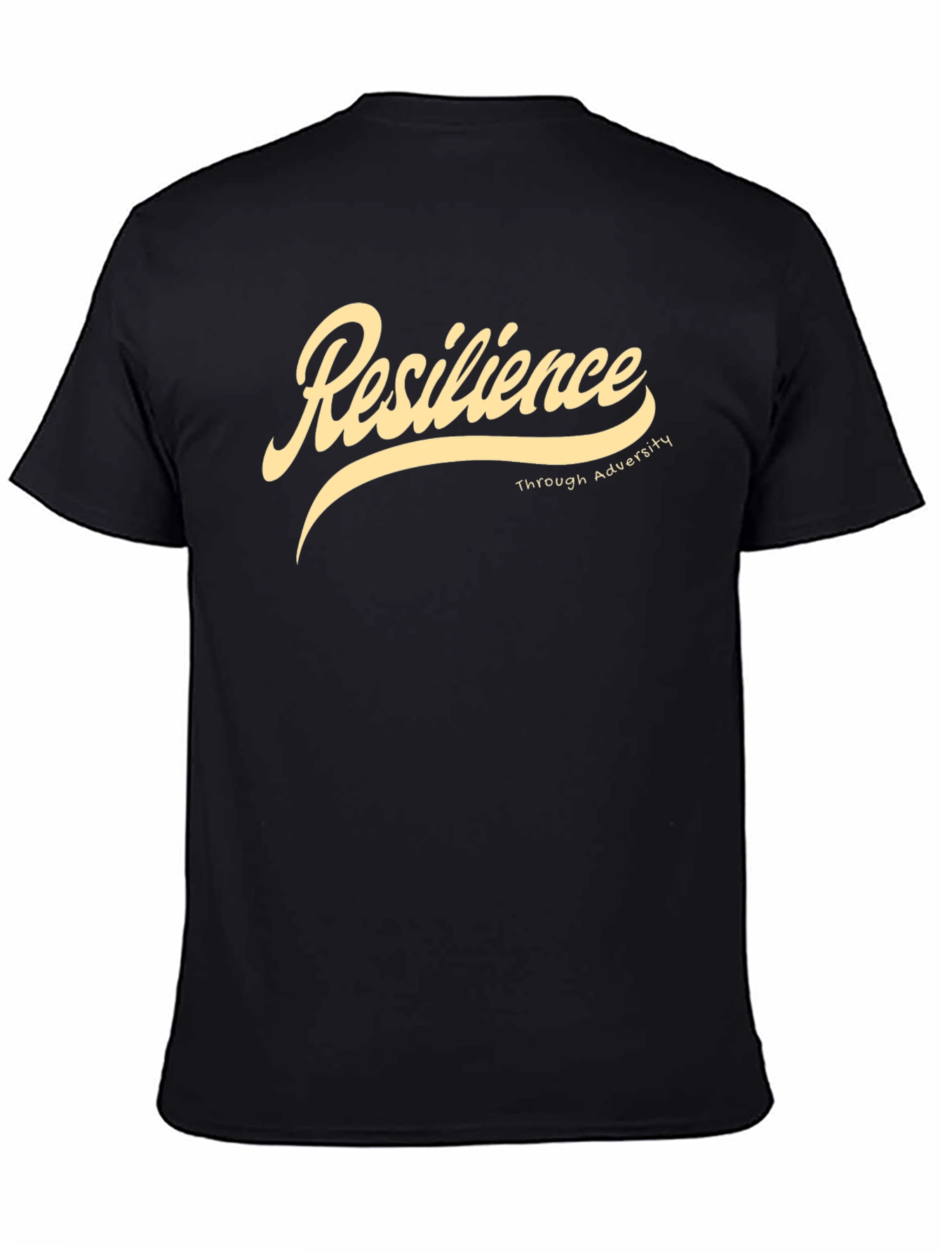 Resilience Graphic T-Shirt - Black Casual Tee