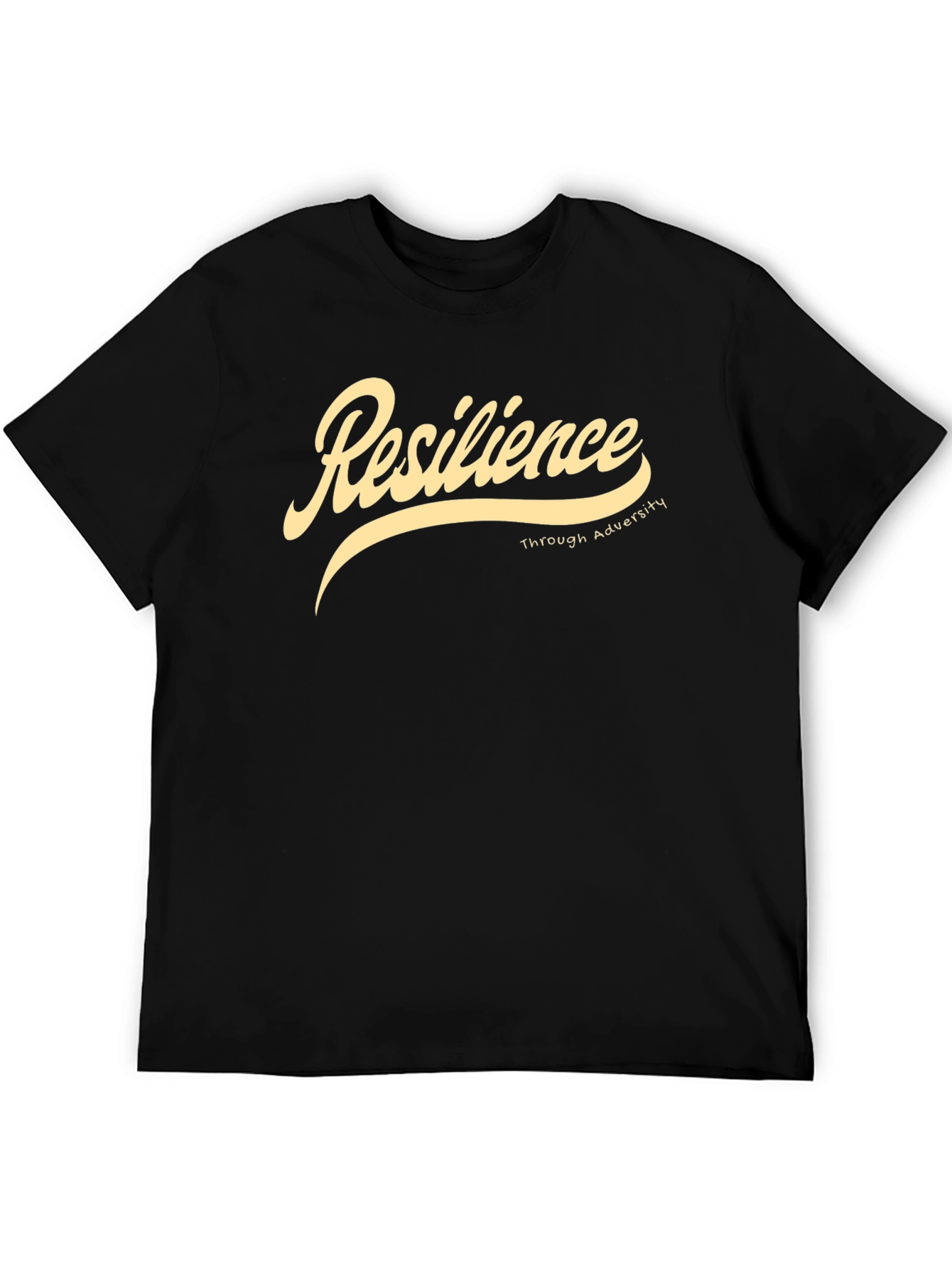 Resilience Graphic T-Shirt - Black Casual Tee