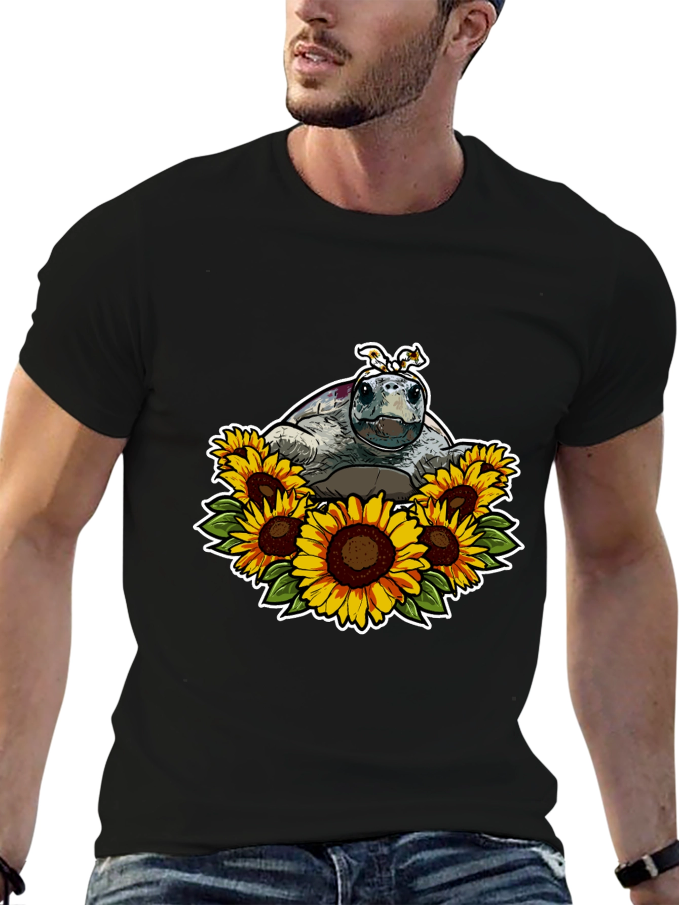 Turtle and Sunflower T-Shirt
