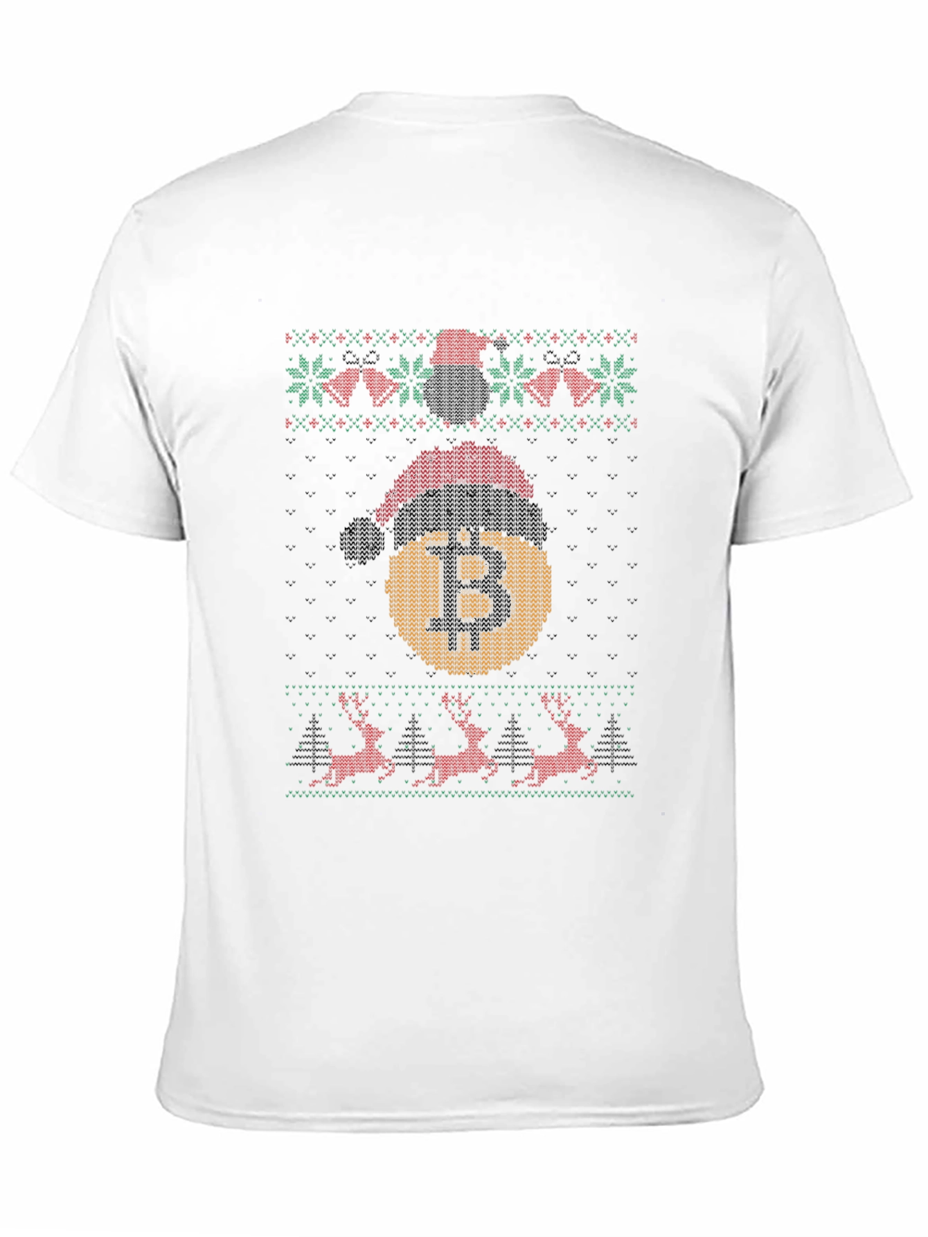 Bitcoin Ugly Christmas Sweater T-Shirt