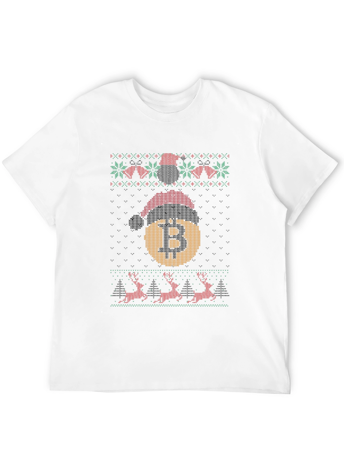 Bitcoin Ugly Christmas Sweater T-Shirt