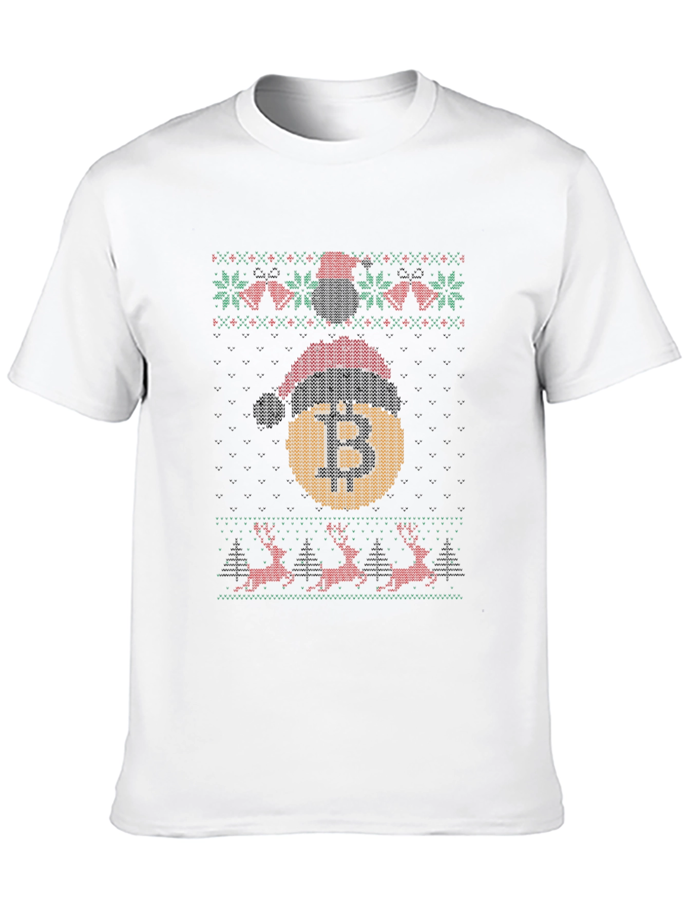 Bitcoin Ugly Christmas Sweater T-Shirt