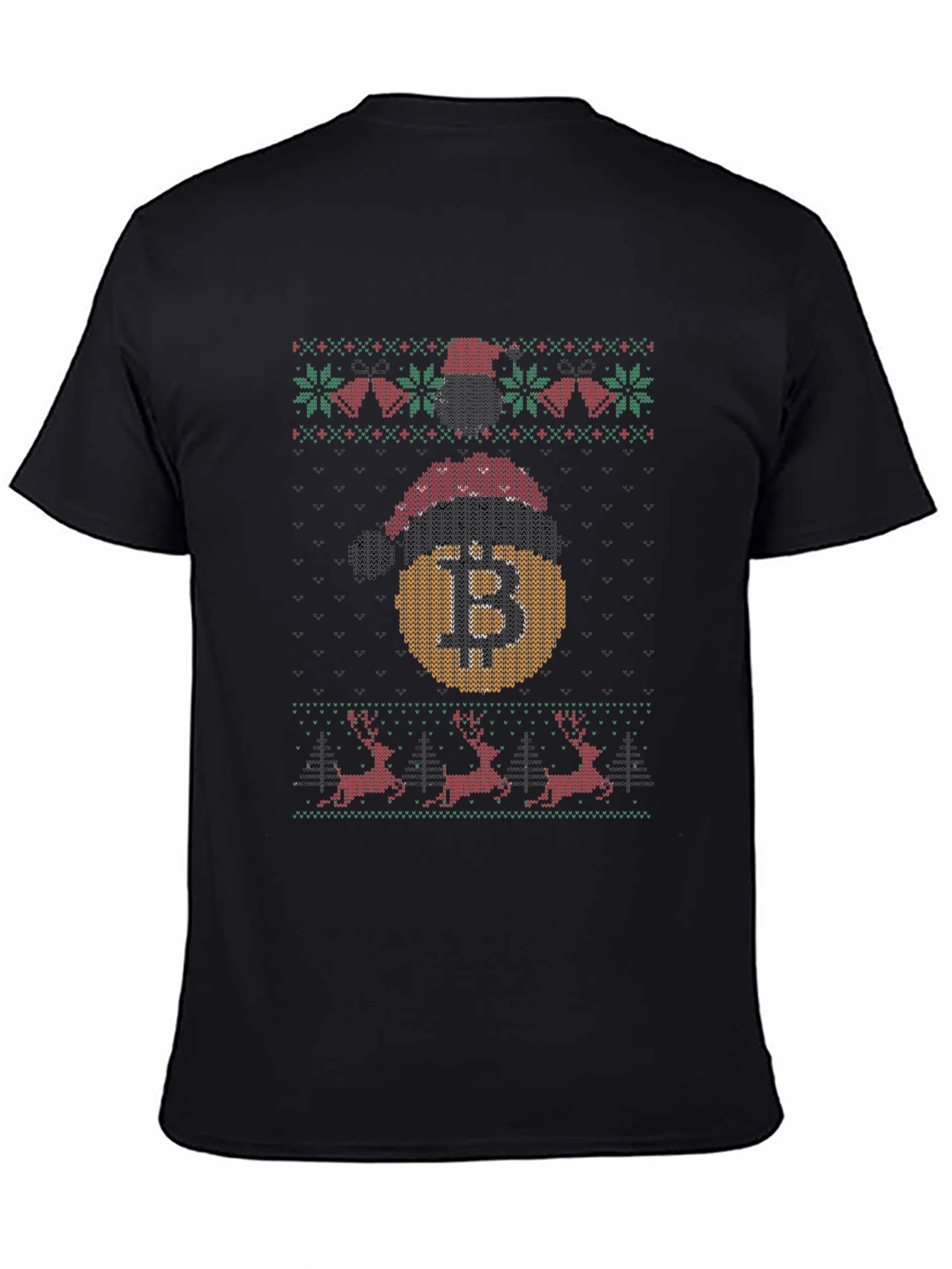 Bitcoin Ugly Christmas Sweater T-Shirt