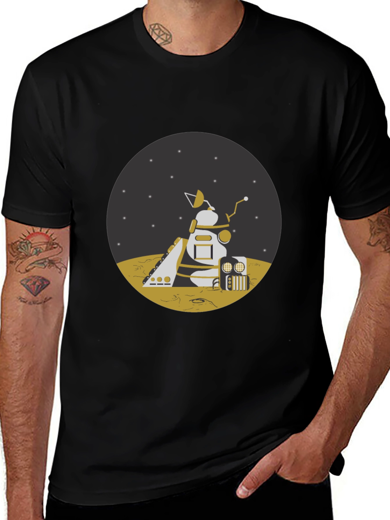 Lunar Rover T-Shirt - Space Exploration Tee