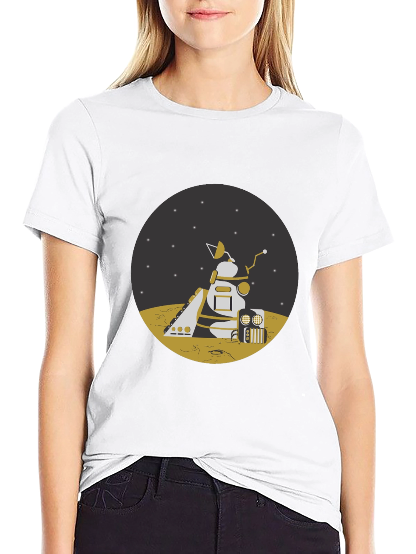 Lunar Rover T-Shirt - Space Exploration Tee