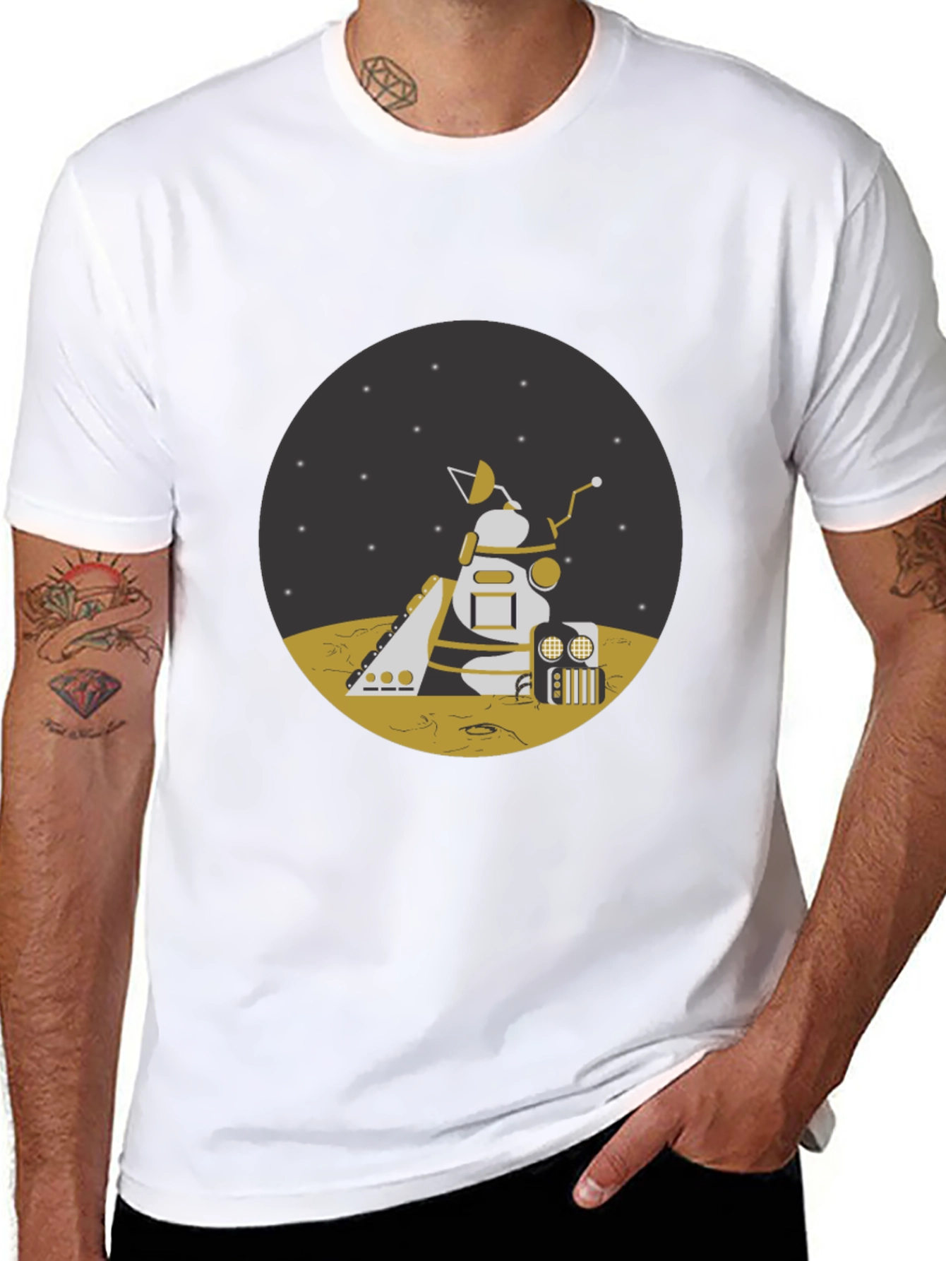 Lunar Rover T-Shirt - Space Exploration Tee