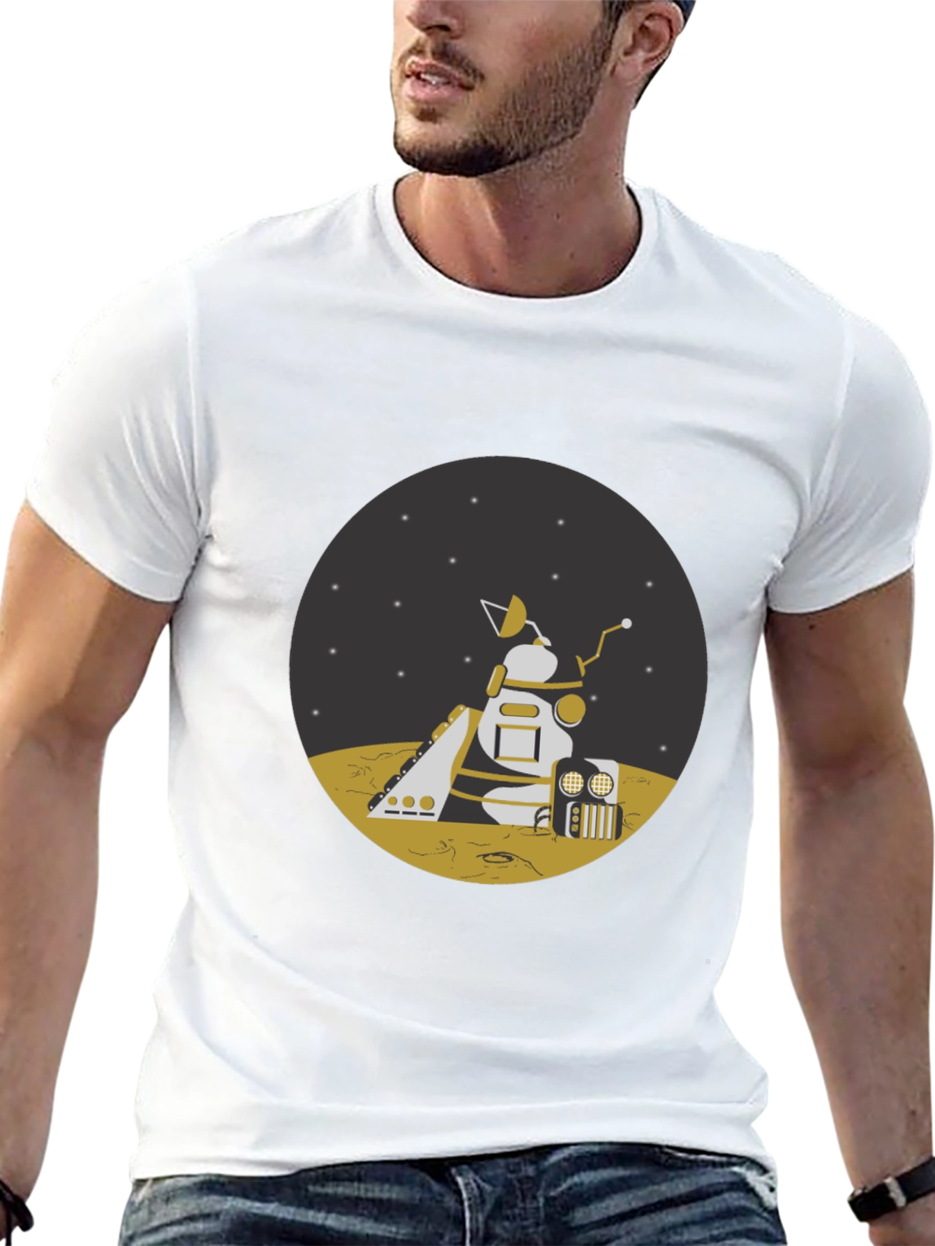 Lunar Rover T-Shirt - Space Exploration Tee