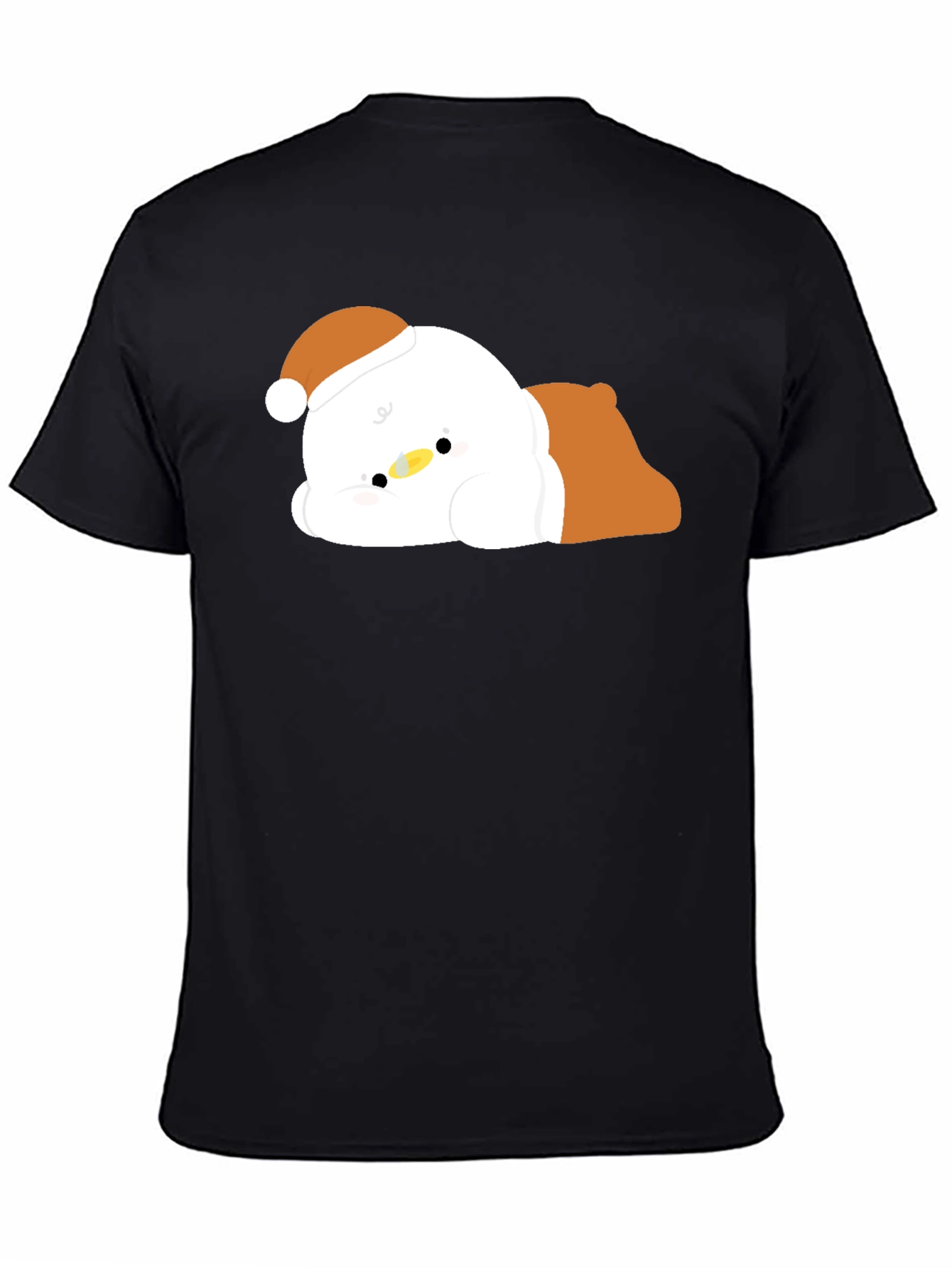 Cute Duck in Santa Hat T-Shirt